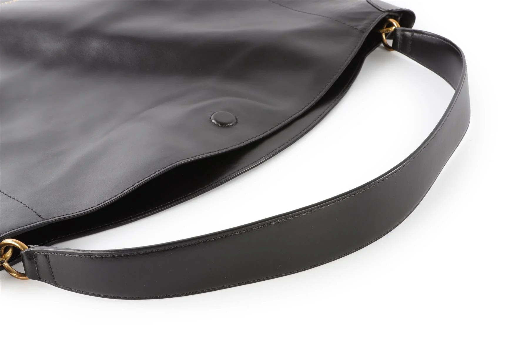 ISABEL MARANT BLACK OSKAN LEATHER SHOULDER BAG - Image 9