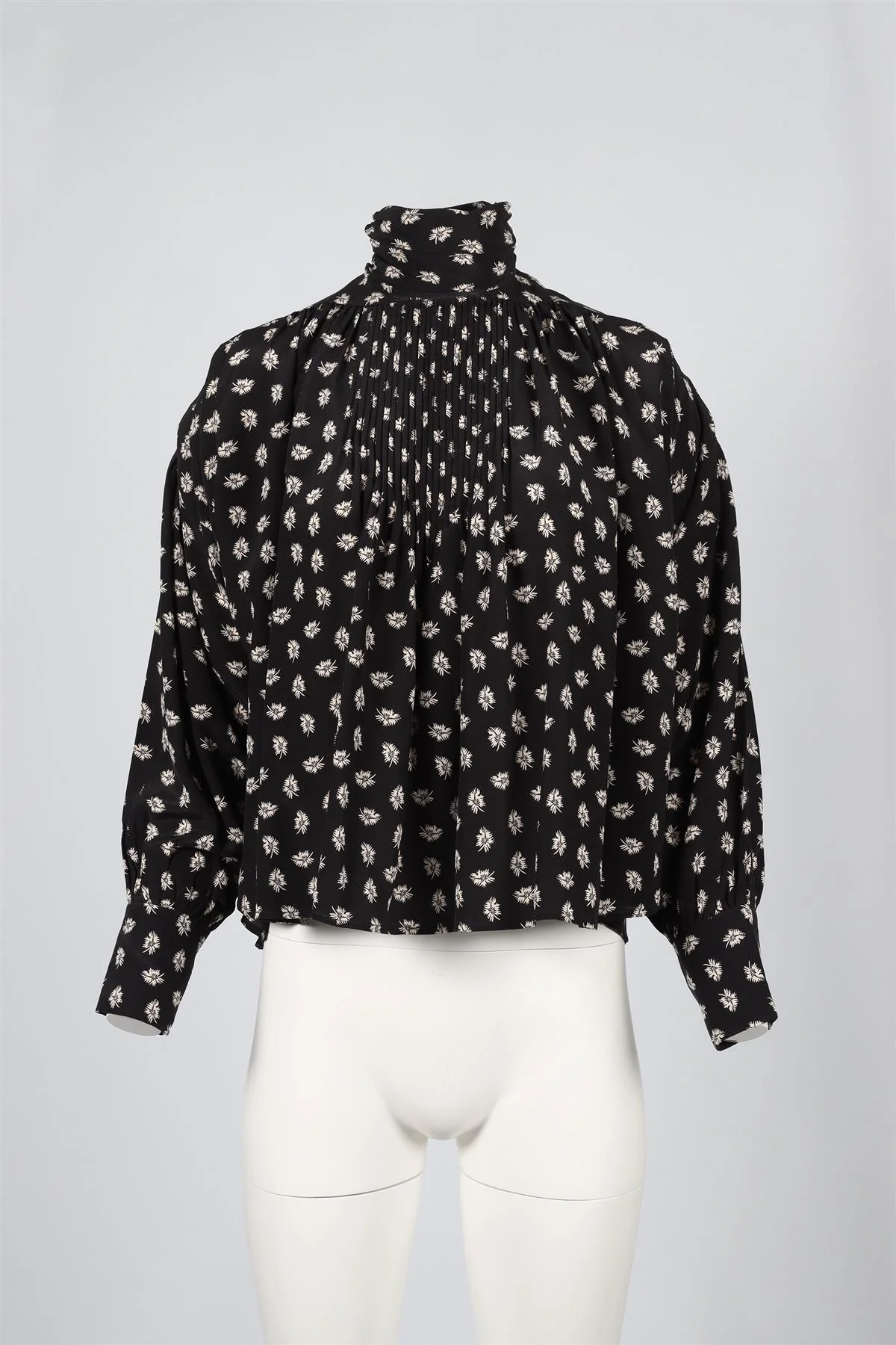 ISABEL MARANT BLACK SILK TOP FR 34 UK 6 - Image 2