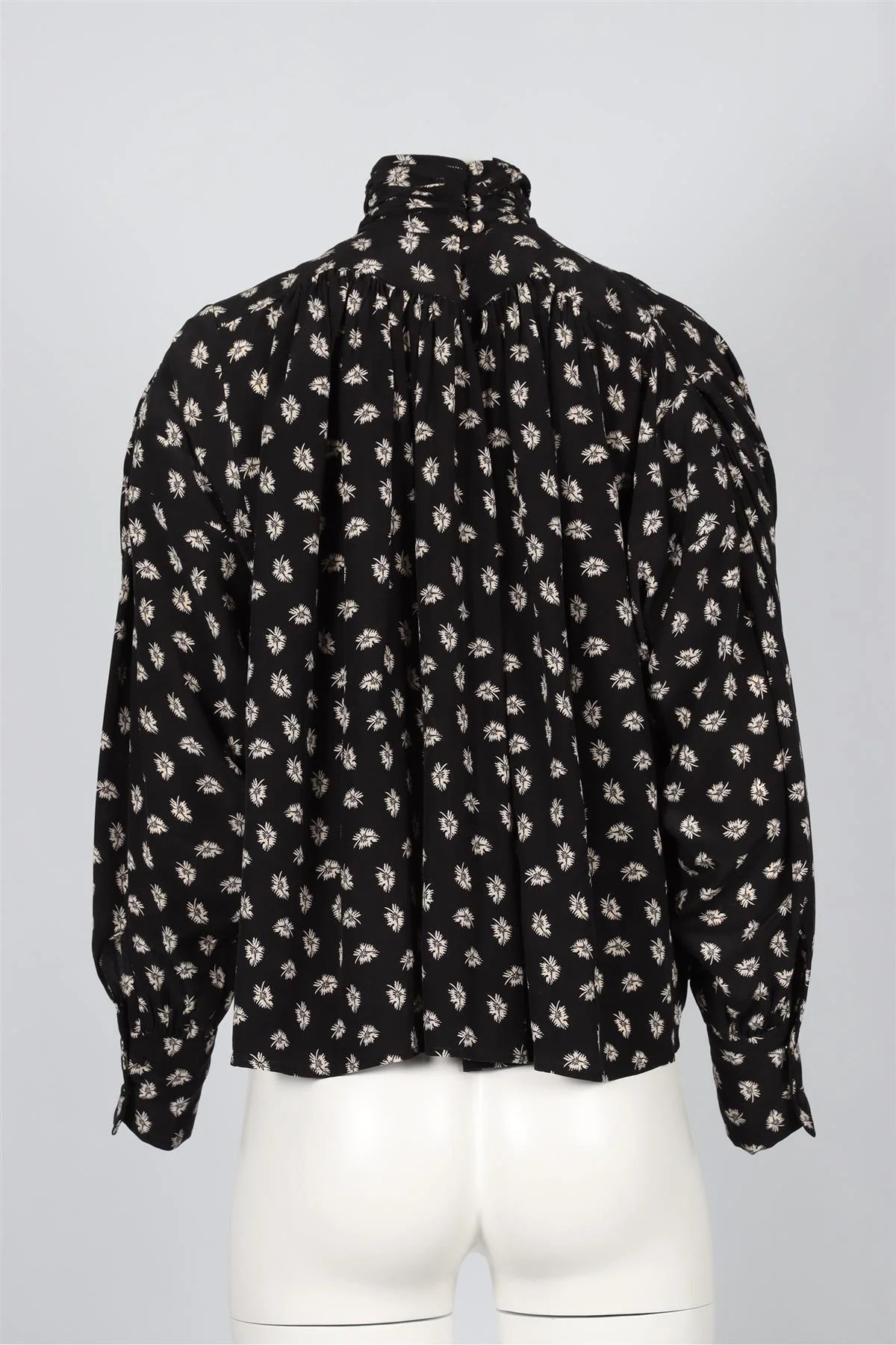 ISABEL MARANT BLACK SILK TOP FR 34 UK 6 - Image 4