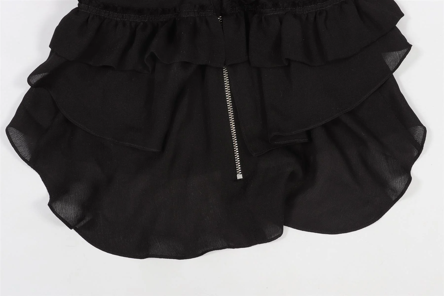 ISABEL MARANT BLACK SILK TOP FR 36 UK 8 - Image 5