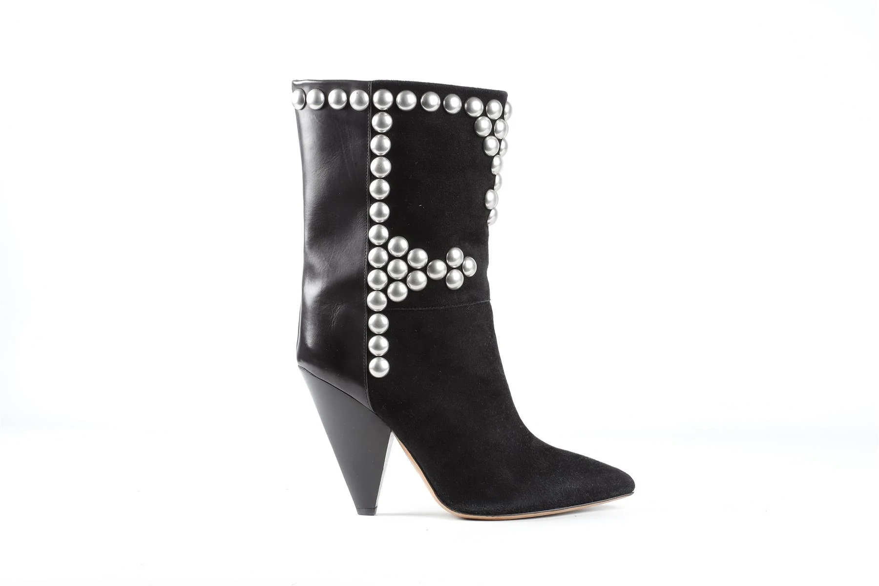 ISABEL MARANT BLACK SUEDE ANKLE BOOTS EU 39 UK 6 US 9 - Image 2