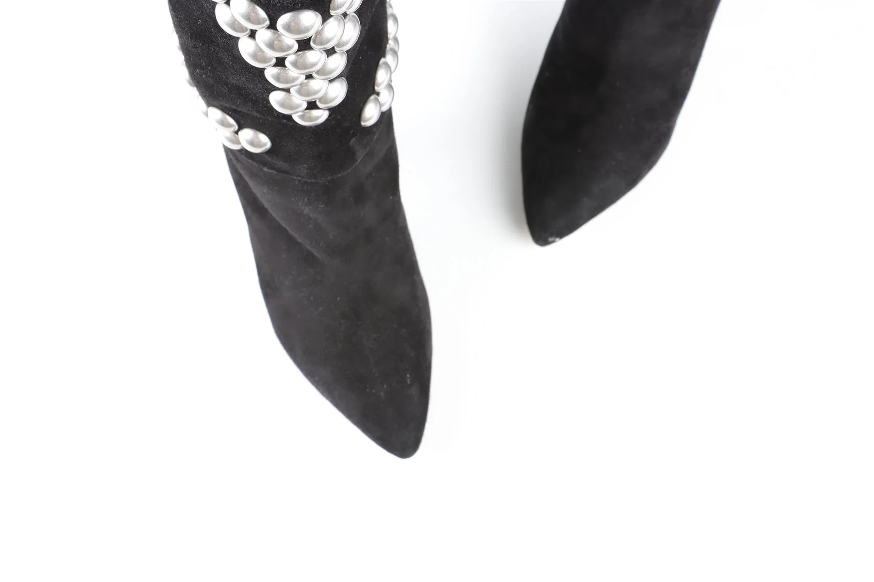 ISABEL MARANT BLACK SUEDE ANKLE BOOTS EU 39 UK 6 US 9 - Image 4