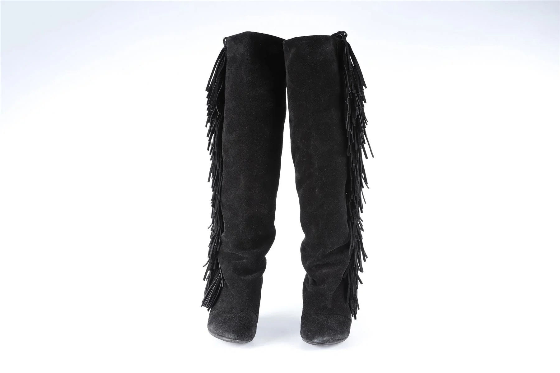 ISABEL MARANT BLACK SUEDE KNEE HIGH BOOTS EU 38 UK 5 US 8 - Image 3