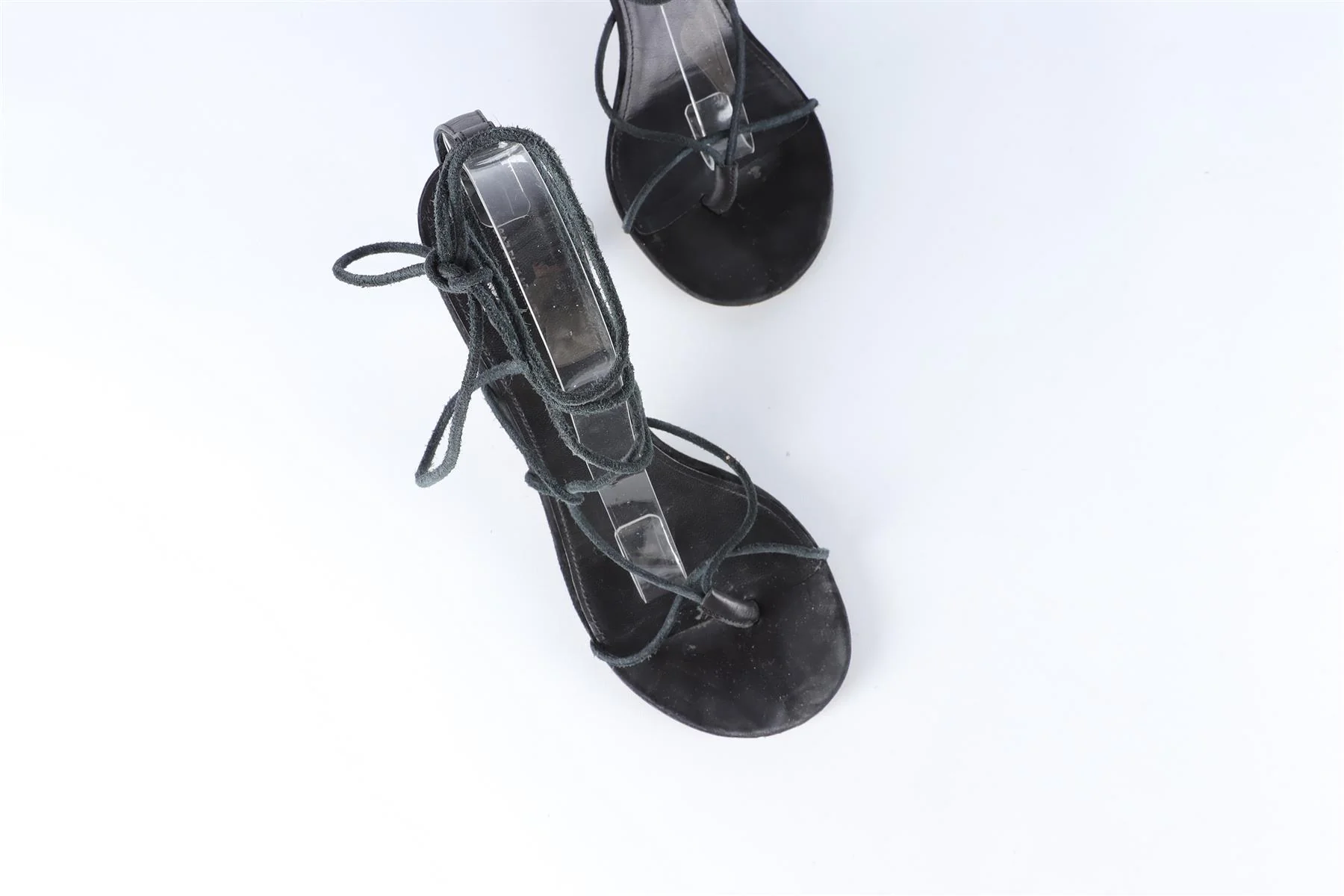 ISABEL MARANT BLACK SUEDE SANDALS EU 40 UK 7 US 10 - Image 4
