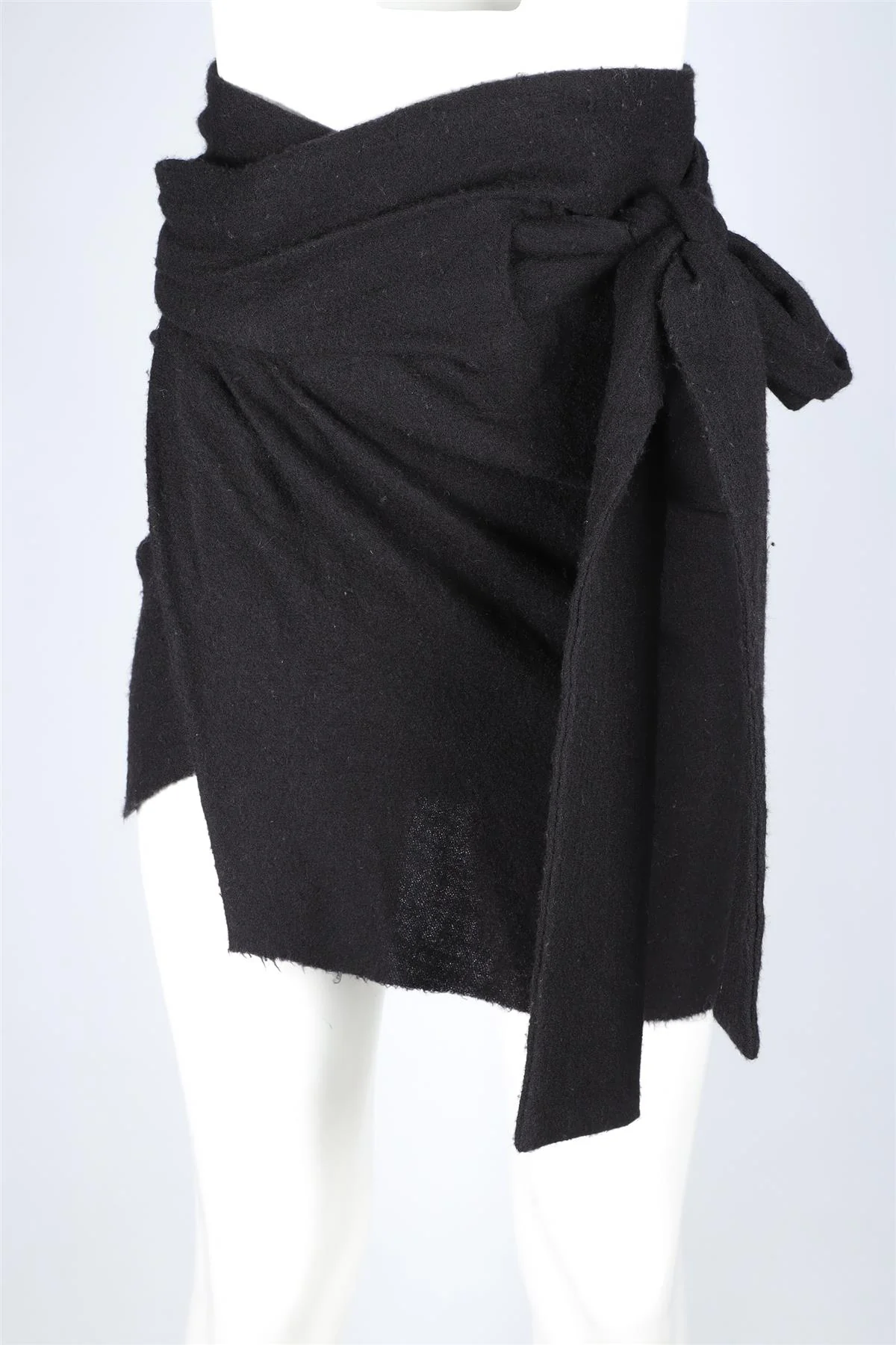 ISABEL MARANT BLACK WOOL MINI SKIRT FR 36 UK 8 - Image 2