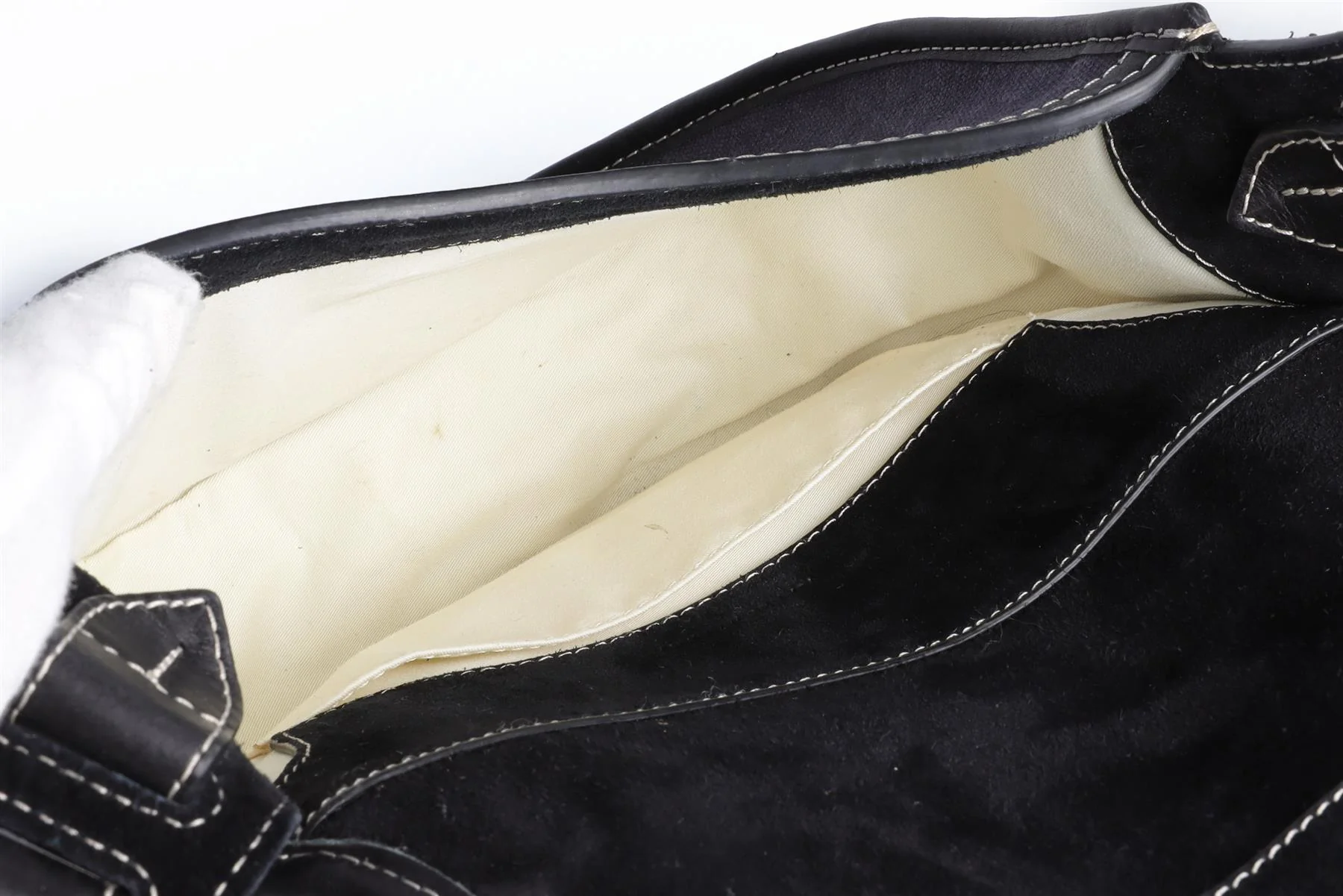 ISABEL MARANT BLUE BOTSY CANVAS AND LEATHER SHOULDER BAG - Image 12