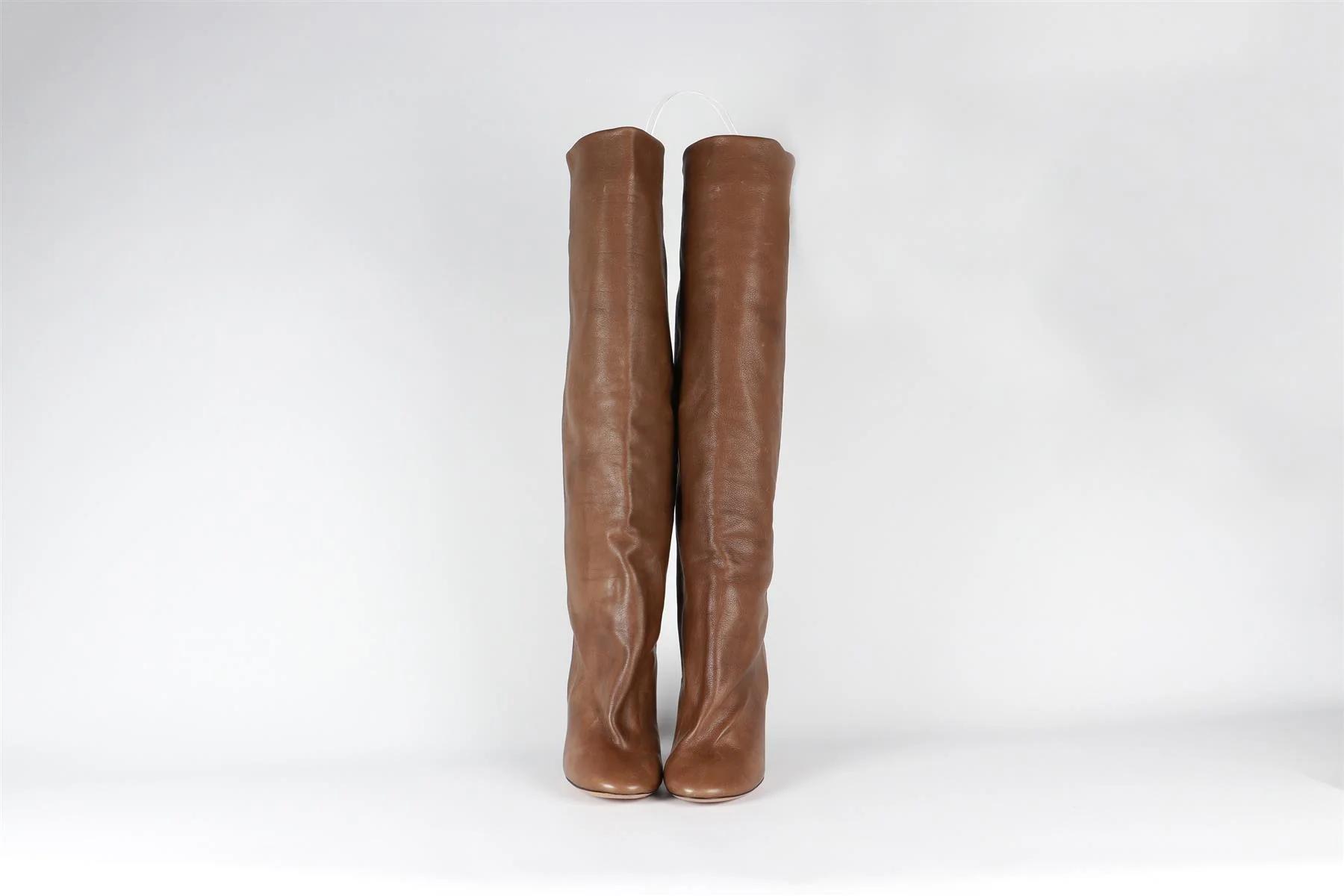 ISABEL MARANT BROWN LEATHER KNEE HIGH BOOTS EU 41 UK 8 US 11 - Image 3
