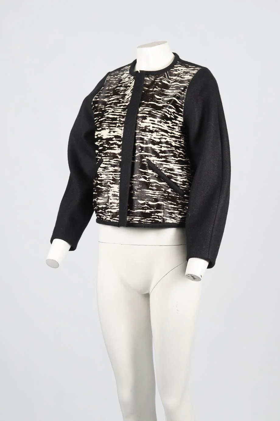 ISABEL MARANT CALF HAIR AND WOOL JACKET FR 38 UK 10 - Image 3