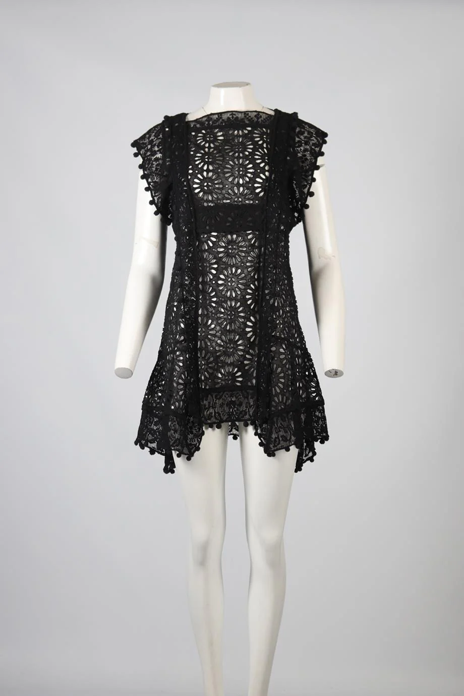 ISABEL MARANT COTTON MINI DRESS FR 36 UK 8 - Image 2