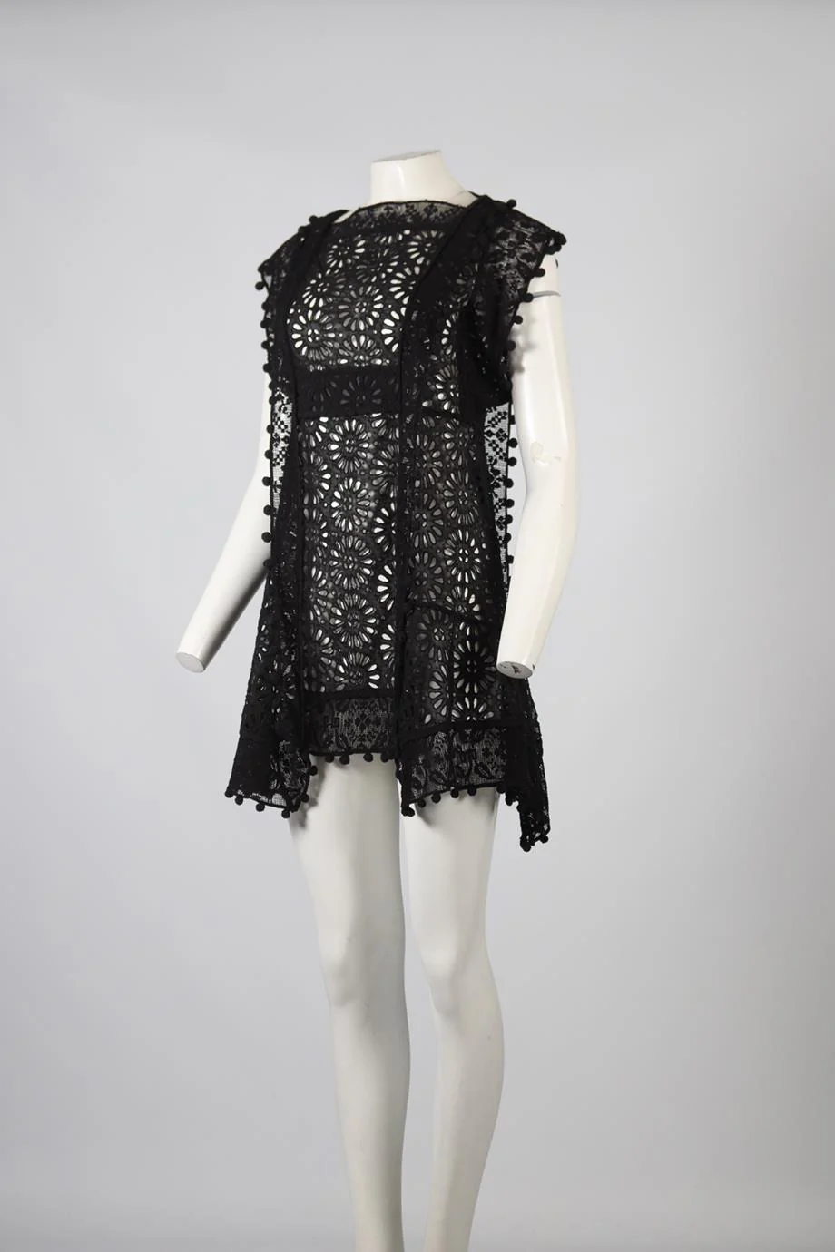ISABEL MARANT COTTON MINI DRESS FR 36 UK 8 - Image 3