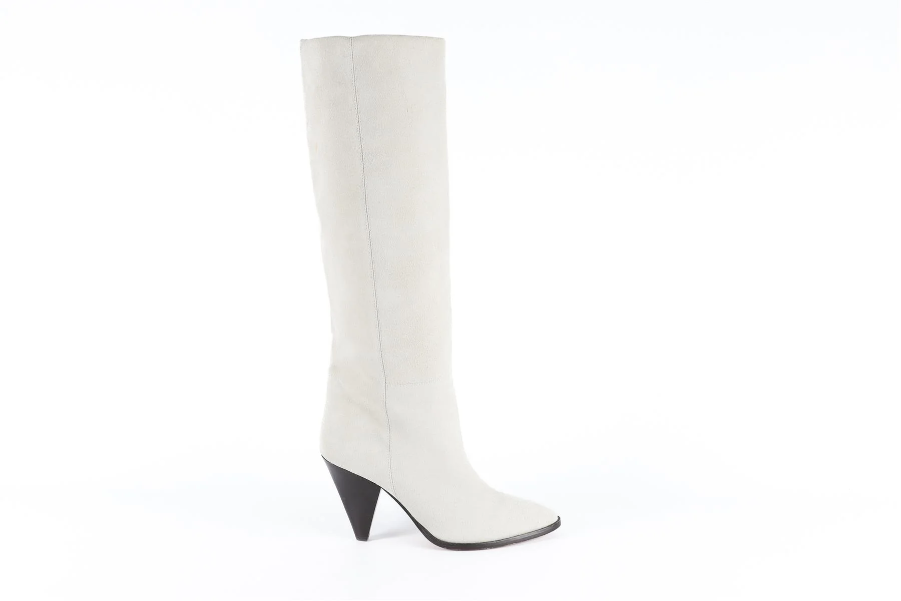 ISABEL MARANT ECRU SUEDE KNEE HIGH BOOTS EU 39 UK 6 US 9 - Image 2