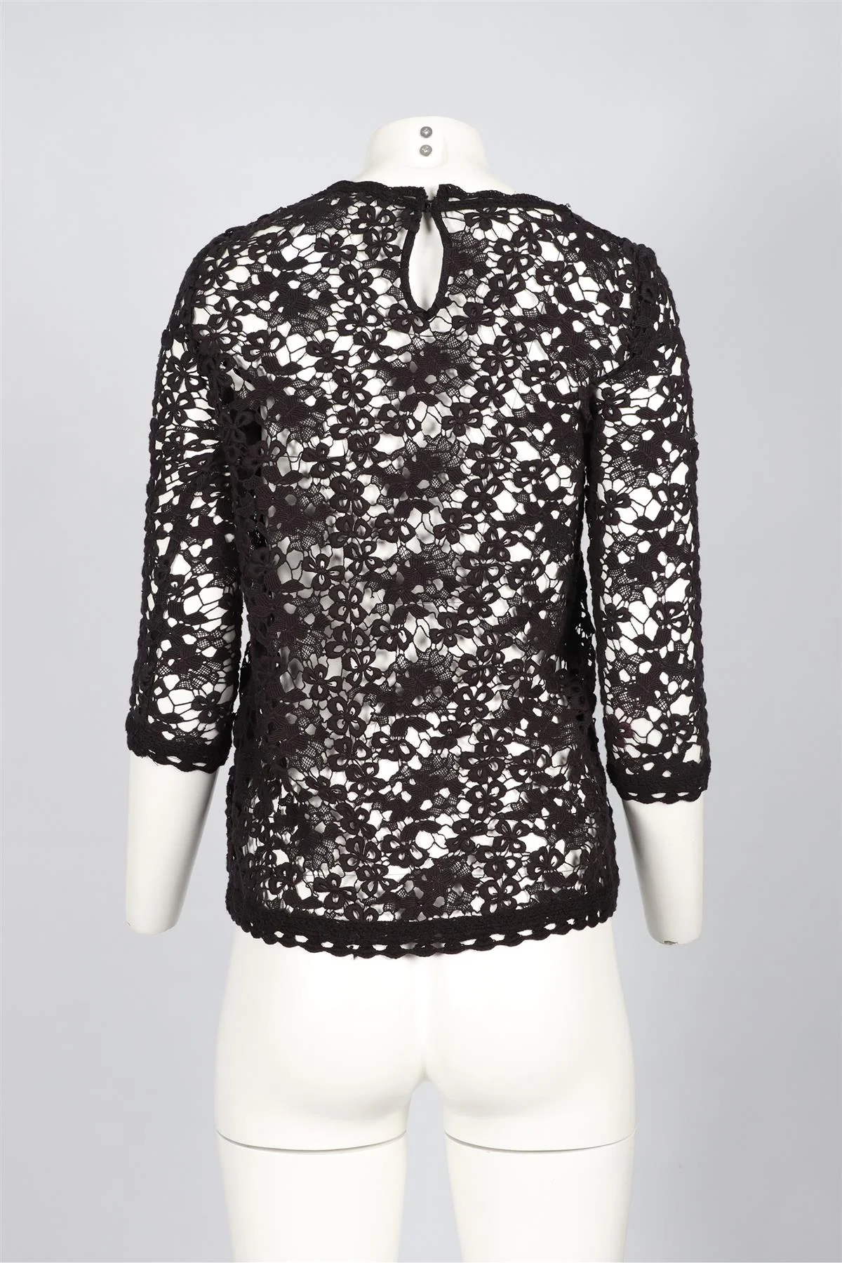 ISABEL MARANT ÉTOILE BLACK COTTON TOP FR 34 UK 6 - Image 4
