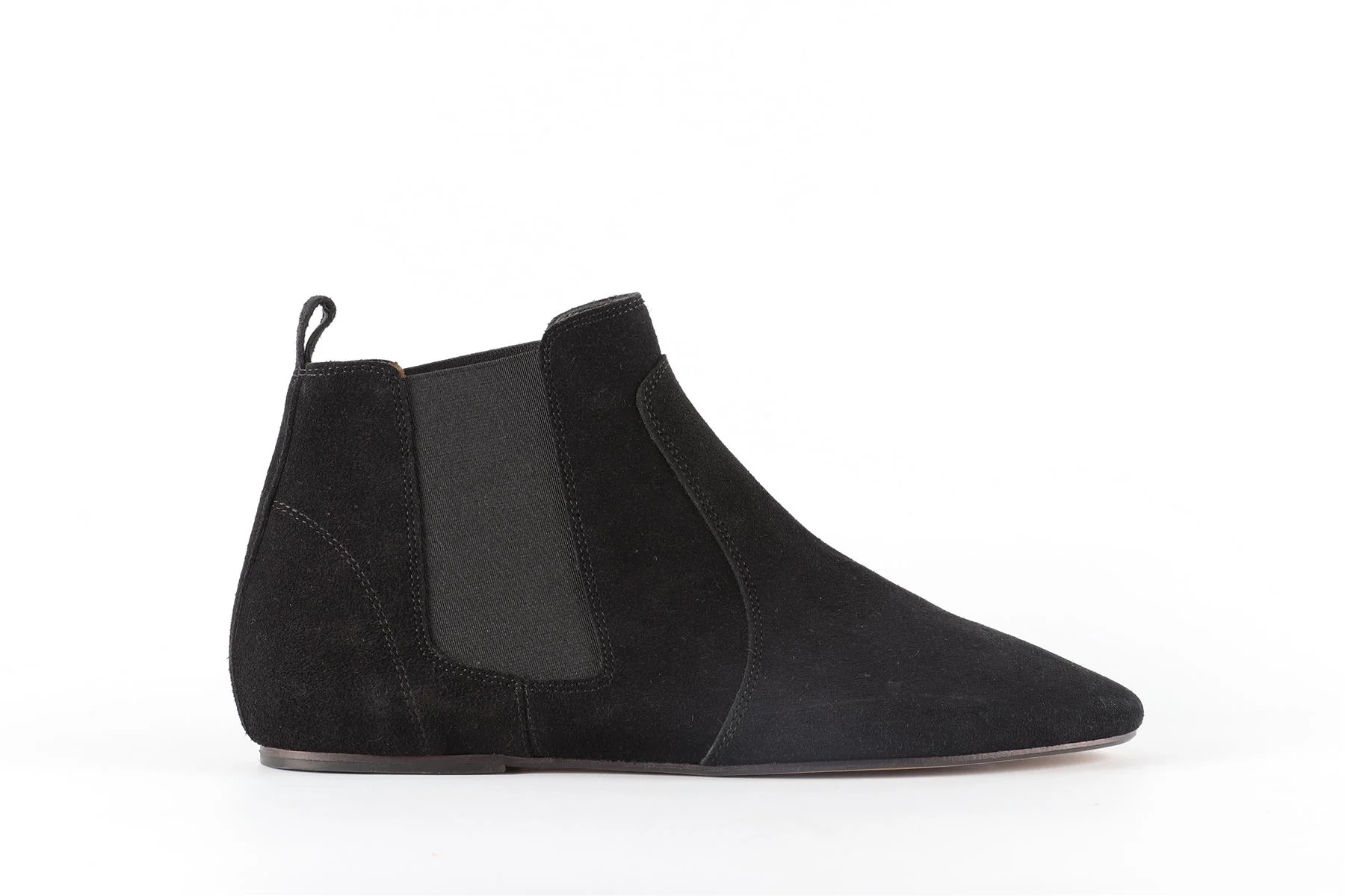 ISABEL MARANT ÉTOILE BLACK SUEDE ANKLE BOOTS EU 40 UK 7 US 10 - Image 2