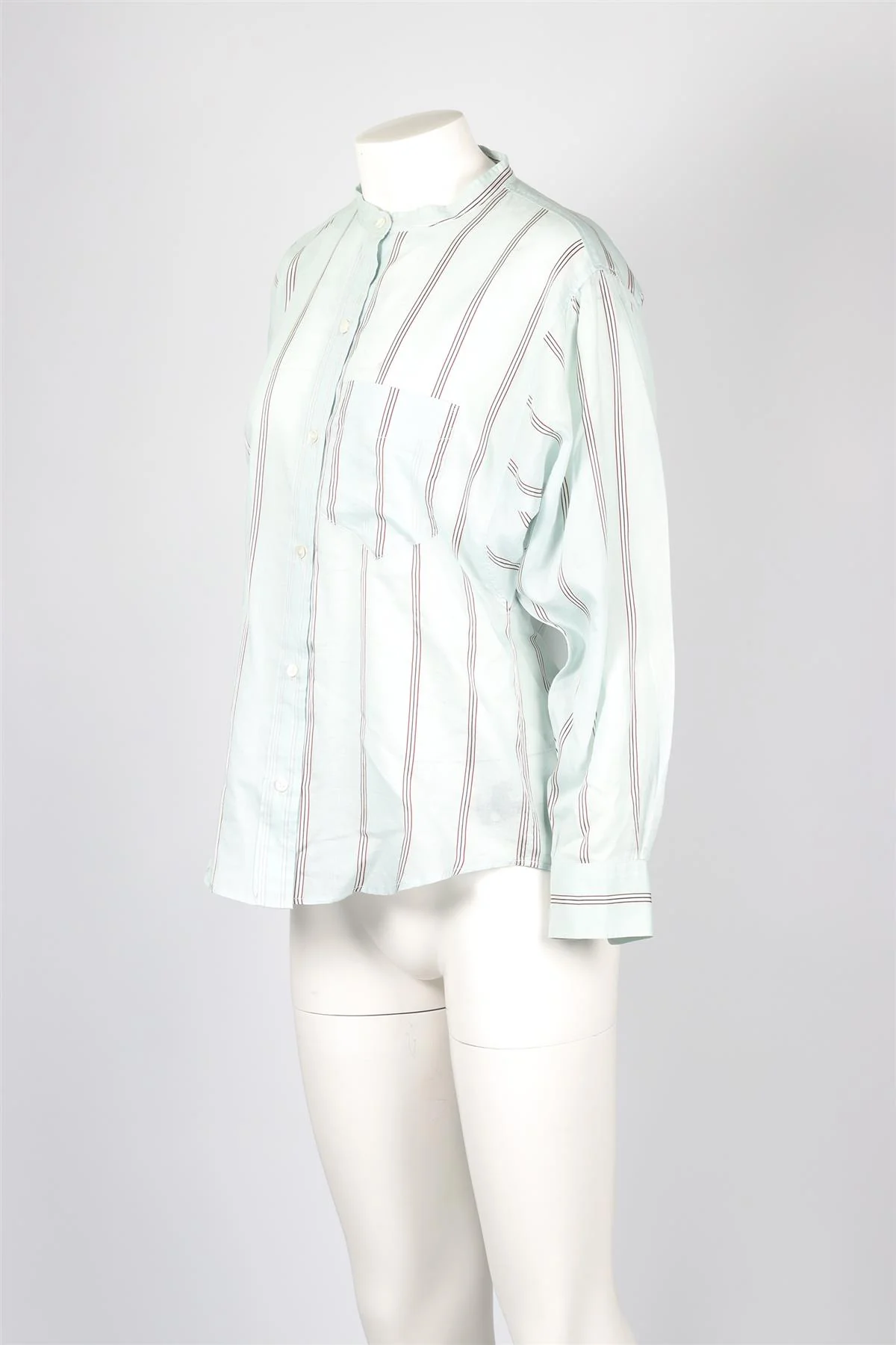 ISABEL MARANT ÉTOILE BLUE COTTON SHIRT FR 34 UK 6 - Image 3