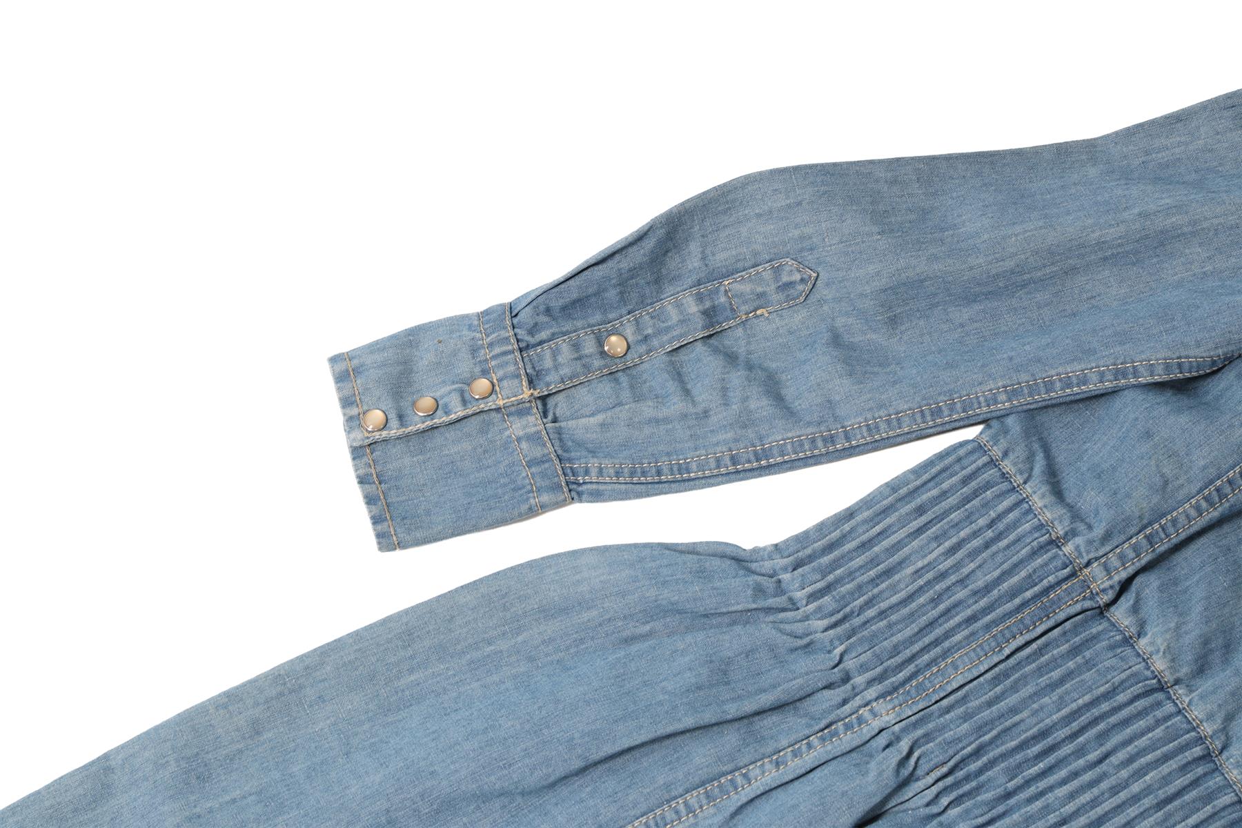 ISABEL MARANT ÉTOILE BLUE DENIM MINI DRESS FR 34 UK 6 - Image 5