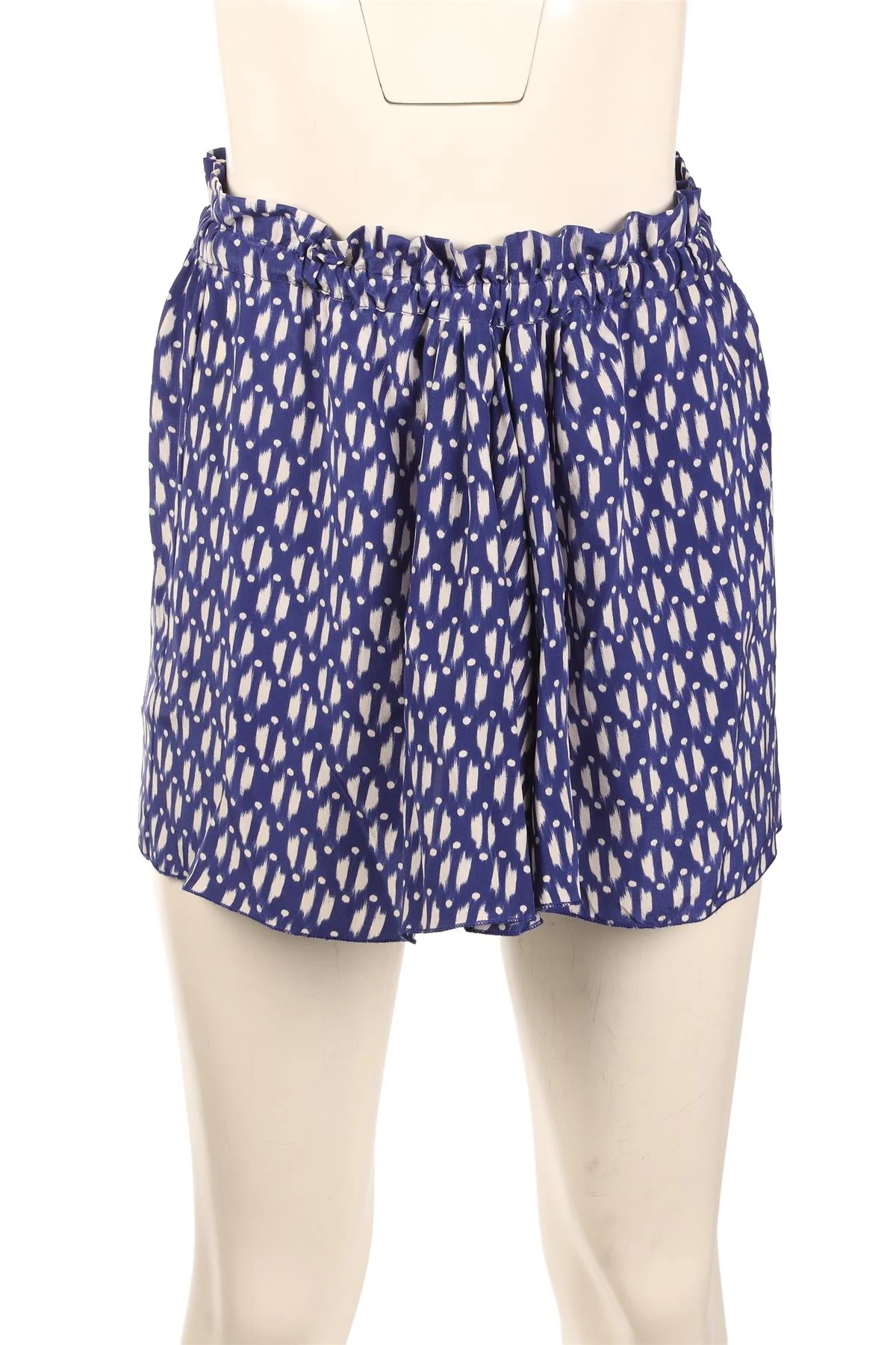 ISABEL MARANT ÉTOILE BLUE SILK MINI SKIRT FR 34 UK 6 - Image 2