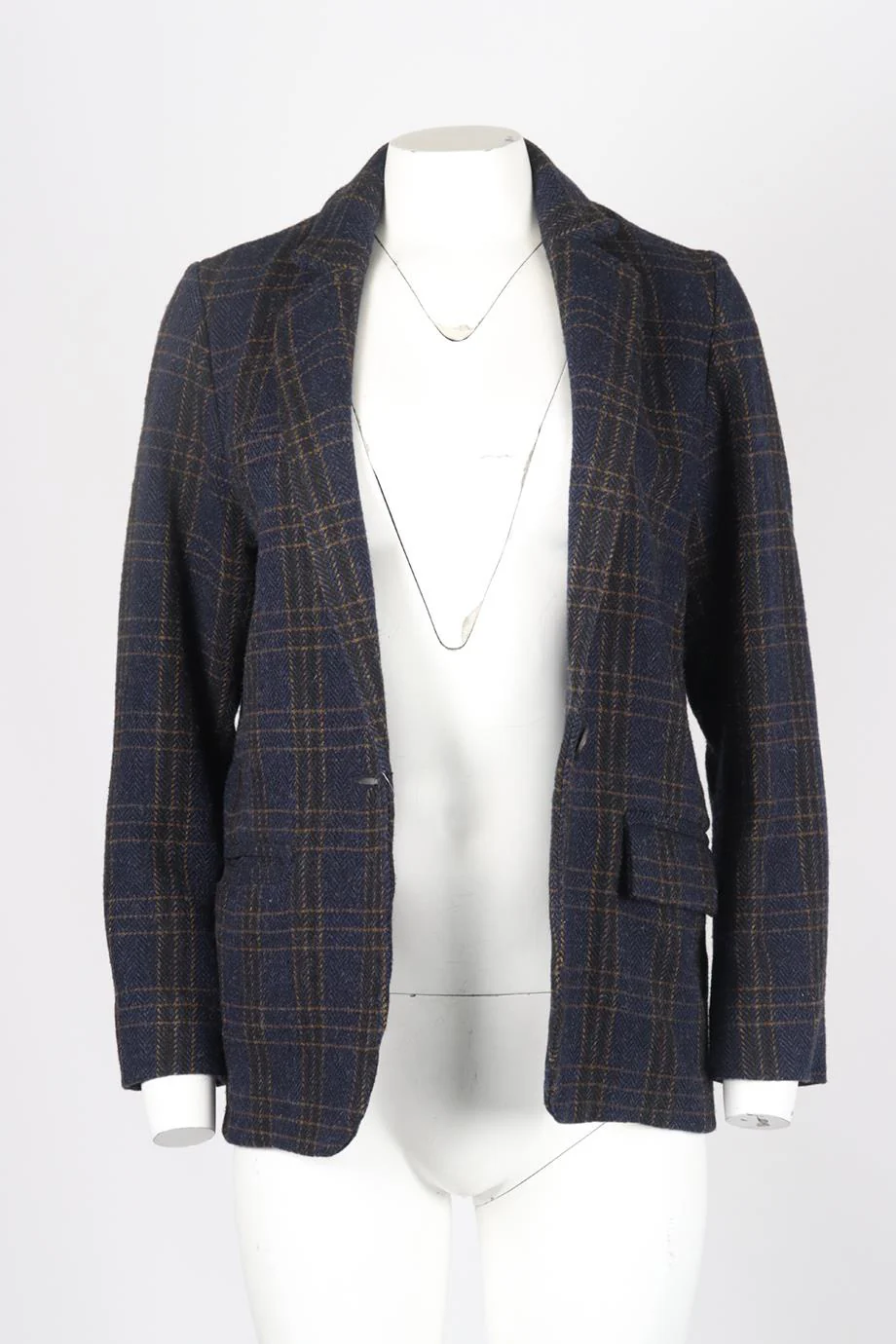 ISABEL MARANT ÉTOILE CHECKED WOOL JACKET FR 34 UK 6 - Image 2