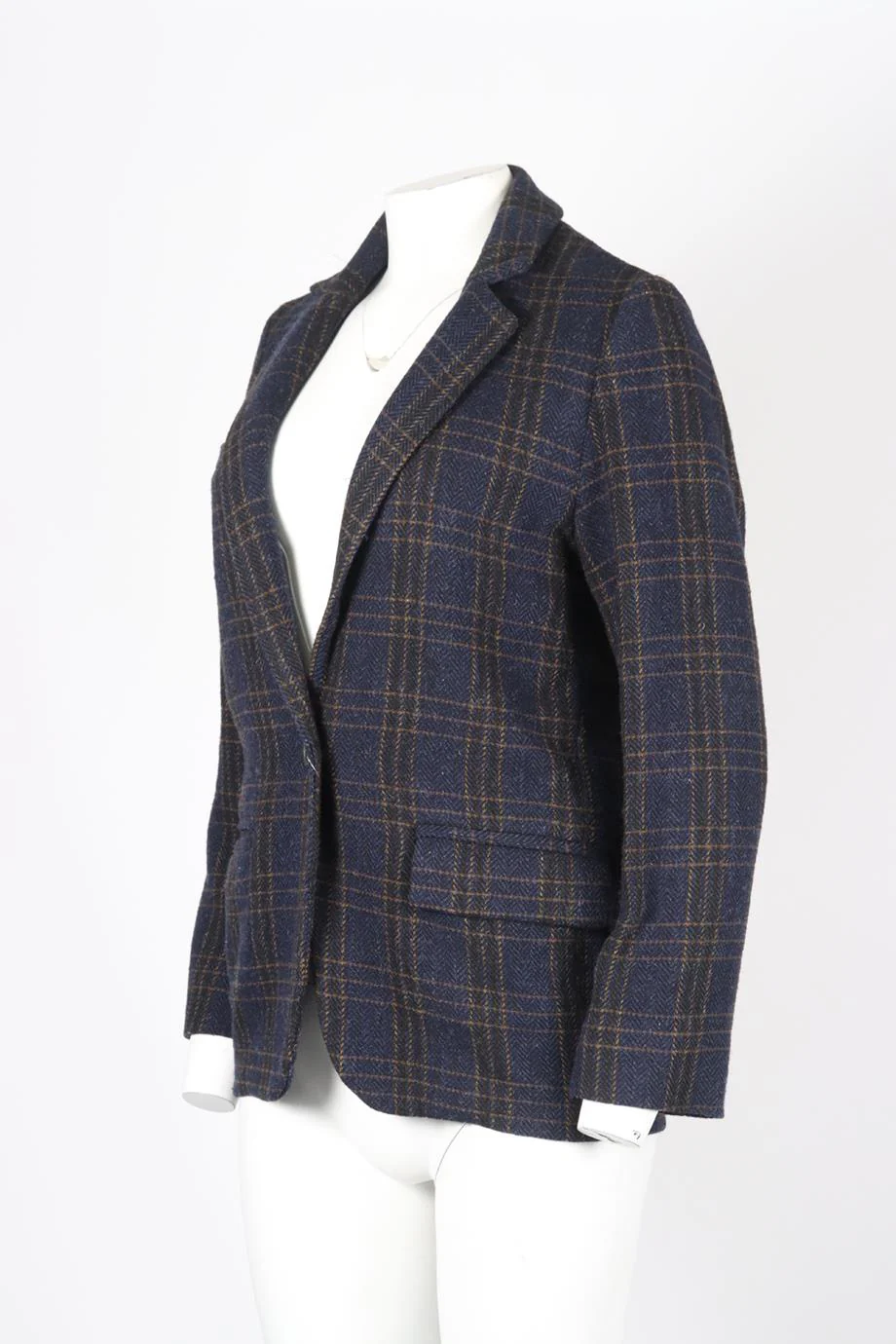 ISABEL MARANT ÉTOILE CHECKED WOOL JACKET FR 34 UK 6 - Image 3