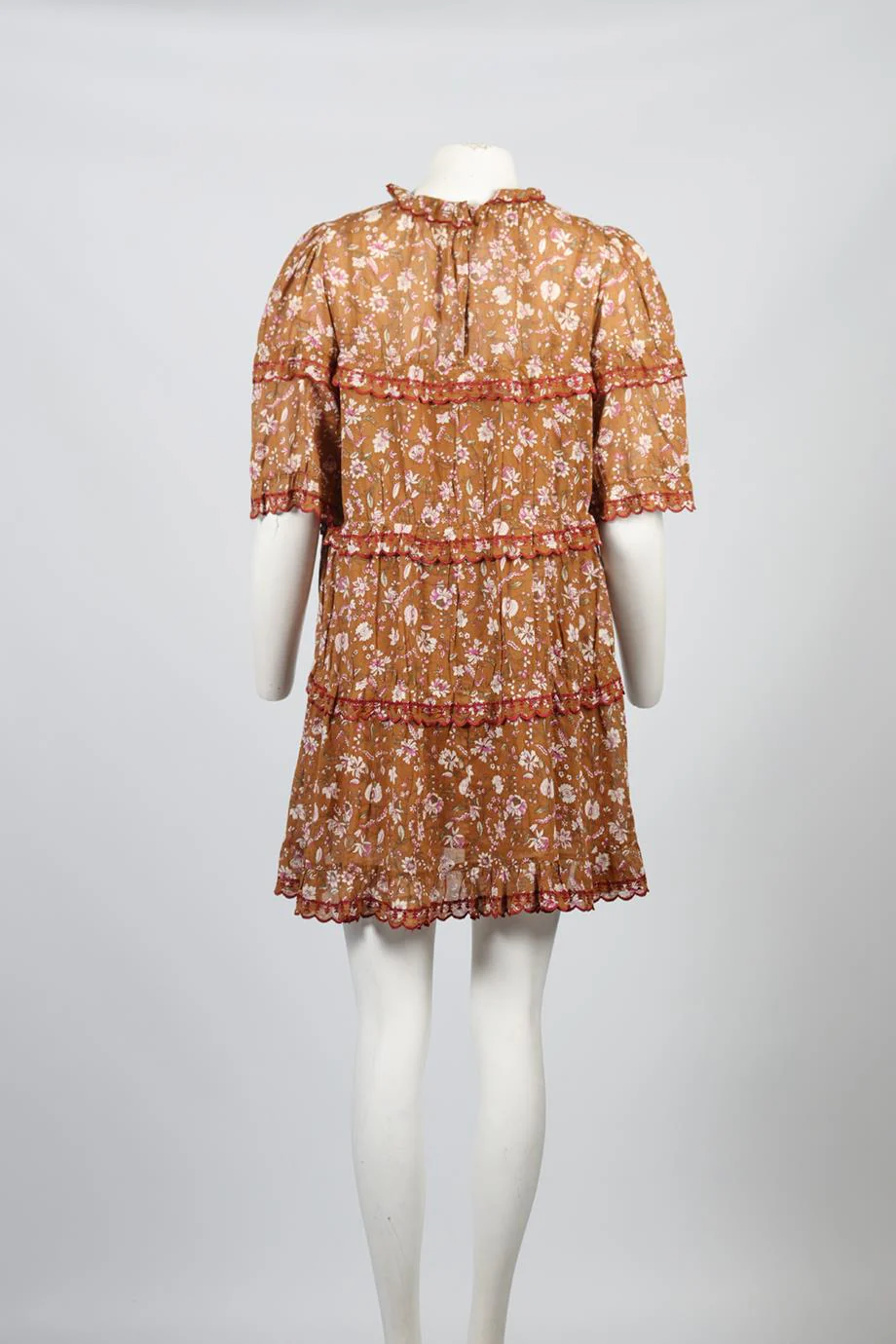 ISABEL MARANT ÉTOILE COTTON MINI DRESS FR 38 UK 10 - Image 4