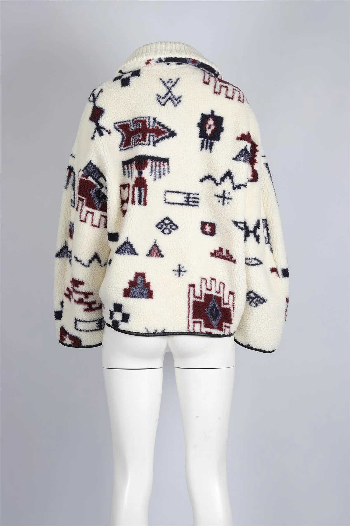 ISABEL MARANT ÉTOILE CREAM WOOL SWEATSHIRT FR 38 UK 10 - Image 4