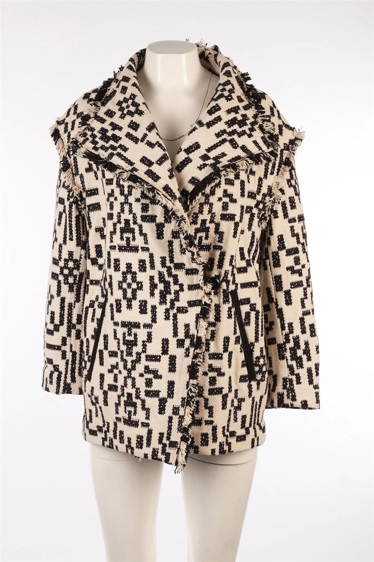 ISABEL MARANT ETOILE ECRU COTTON JACKET FR 38 UK 10 - Image 2