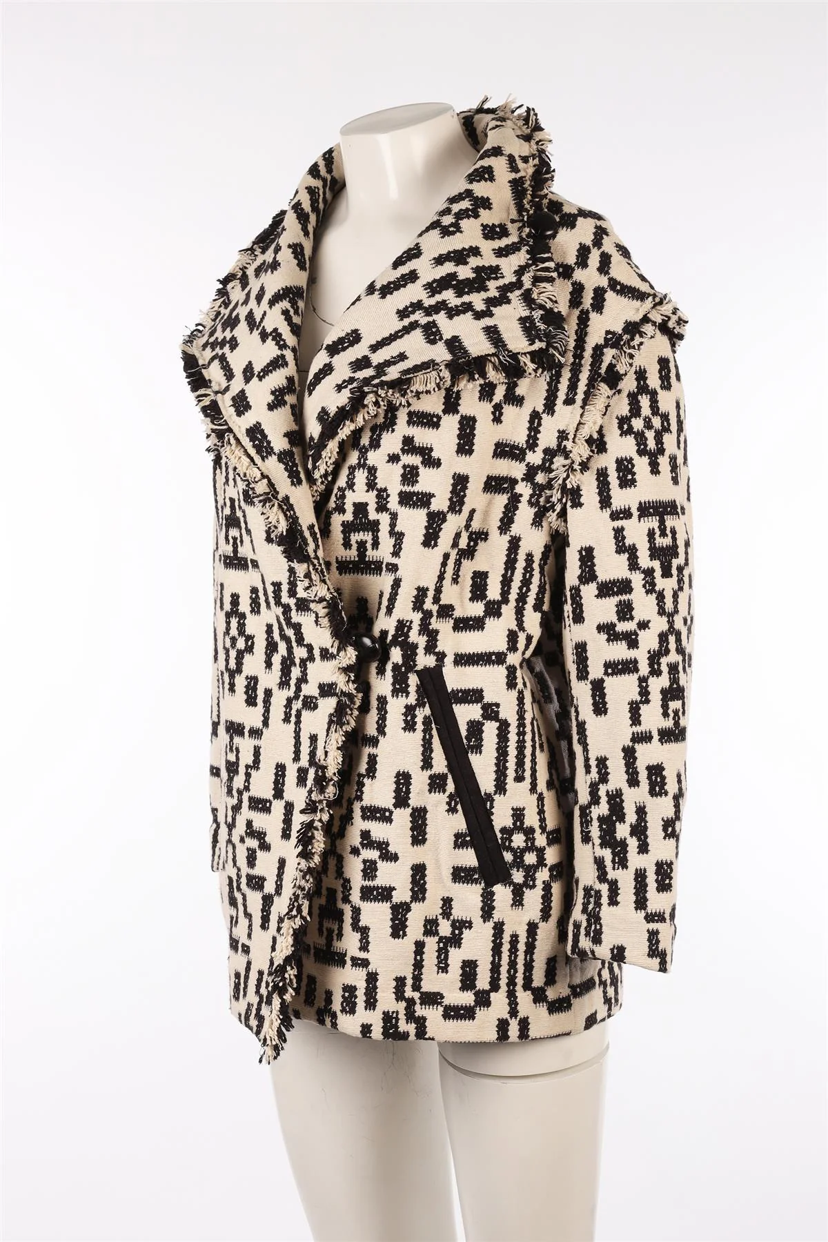 ISABEL MARANT ETOILE ECRU COTTON JACKET FR 38 UK 10 - Image 3