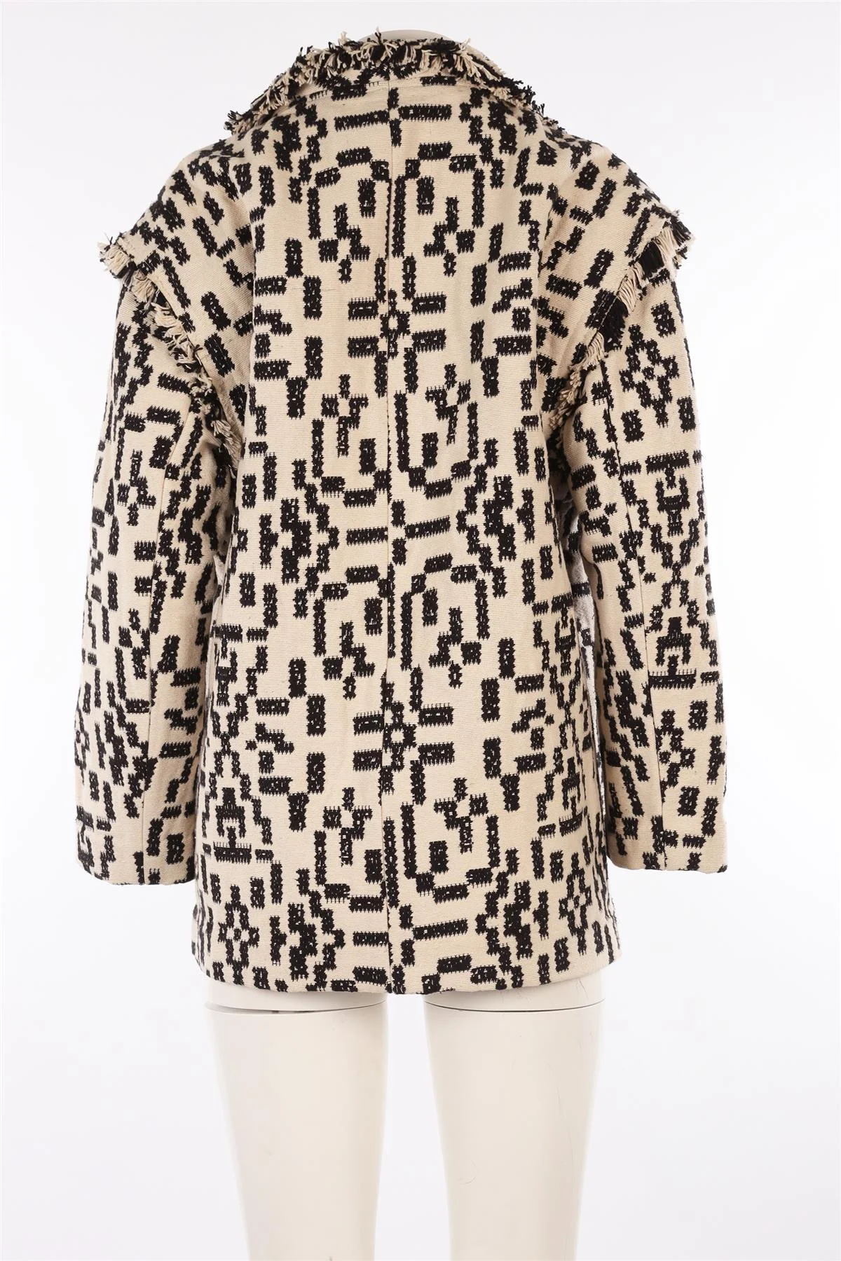 ISABEL MARANT ETOILE ECRU COTTON JACKET FR 38 UK 10 - Image 4