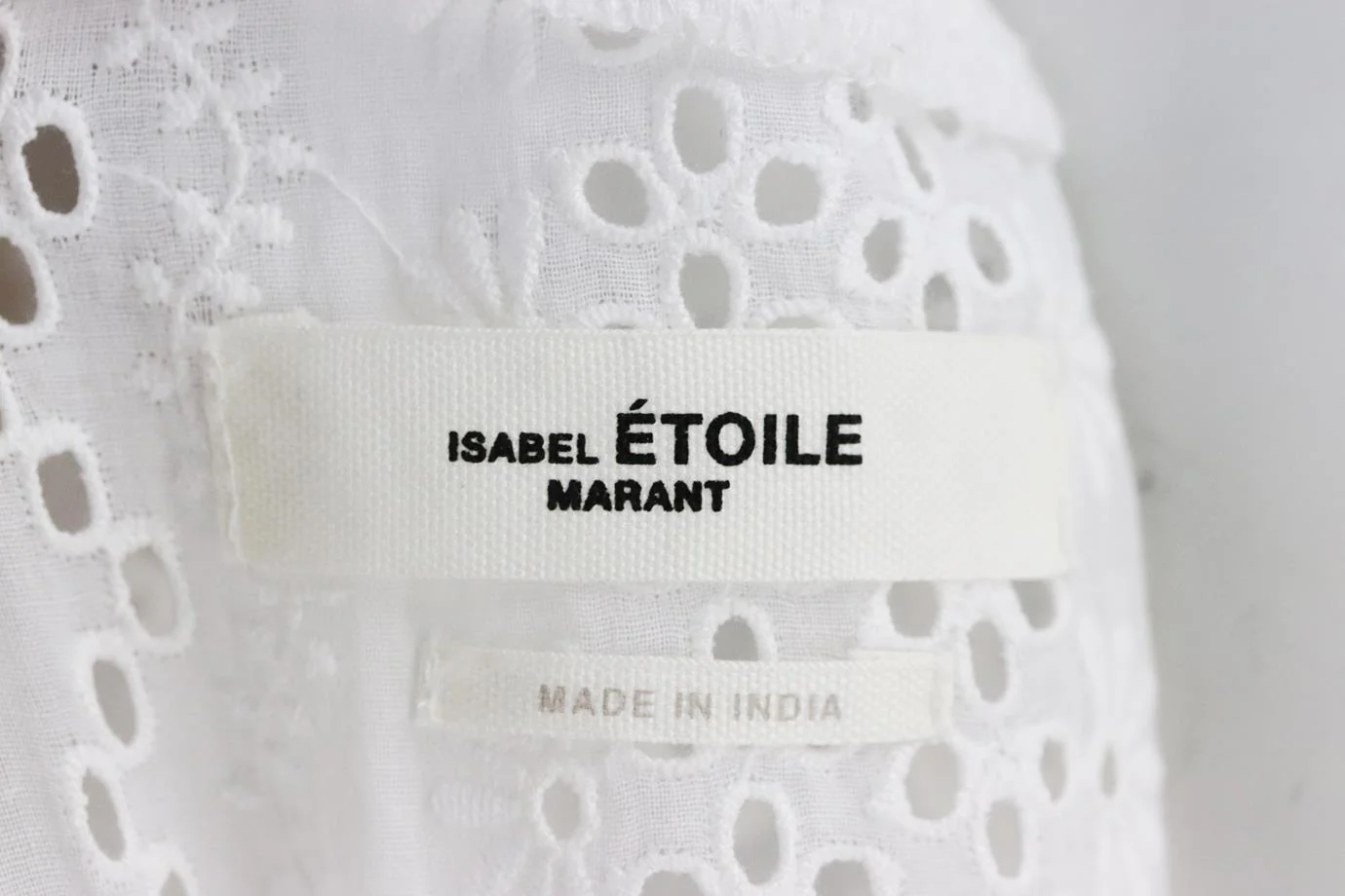 ISABEL MARANT ÉTOILE EMBROIDERED COTTON PLAYSUIT FR 36 UK 8 - Image 5
