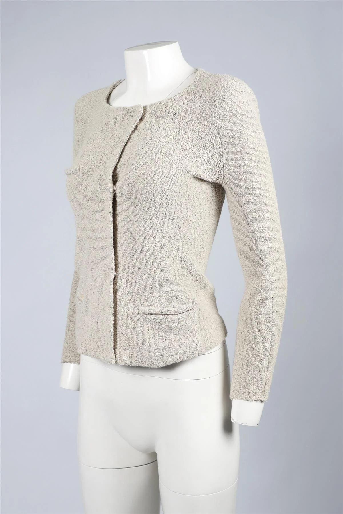 ISABEL MARANT ÉTOILE GREY WOOL BLEND JACKET UK 6 - Image 3