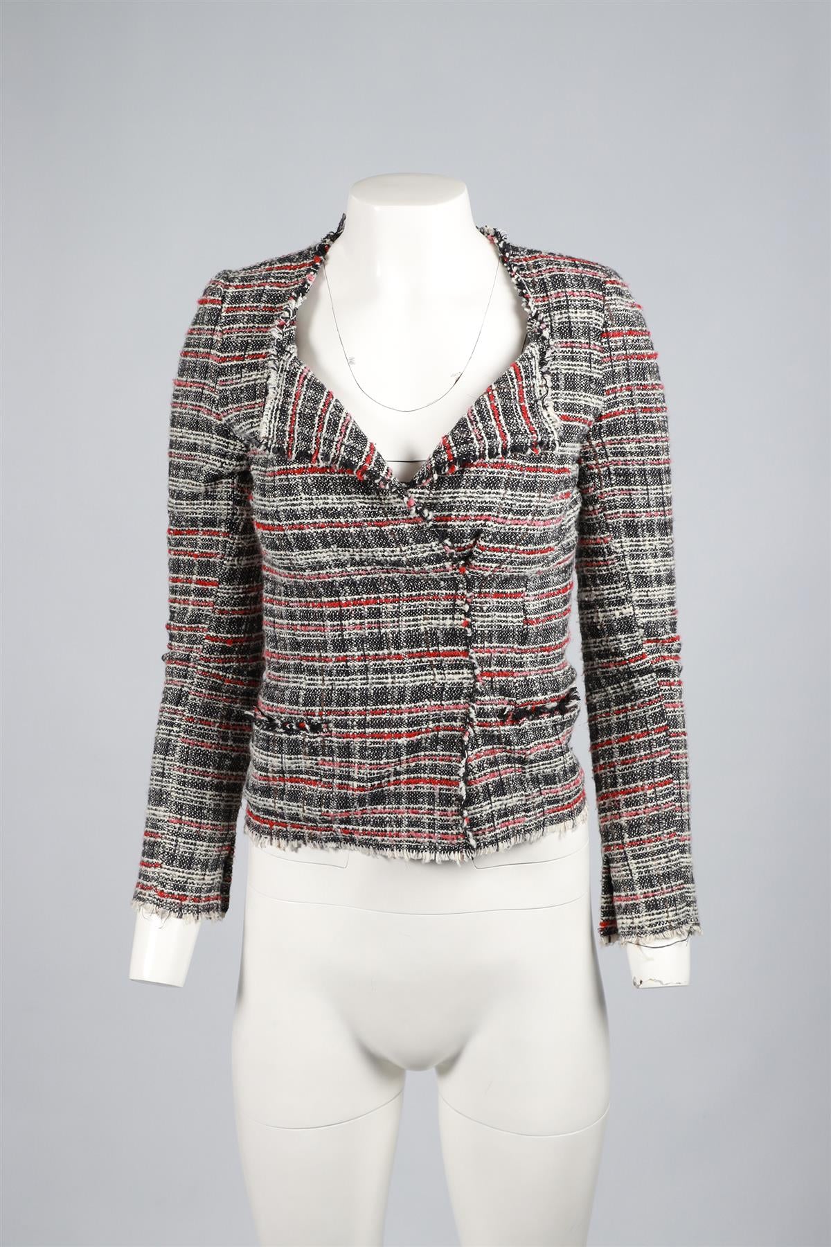 ISABEL MARANT ÉTOILE MULTI COTTON BLEND JACKET FR 34 UK 6 - Image 2