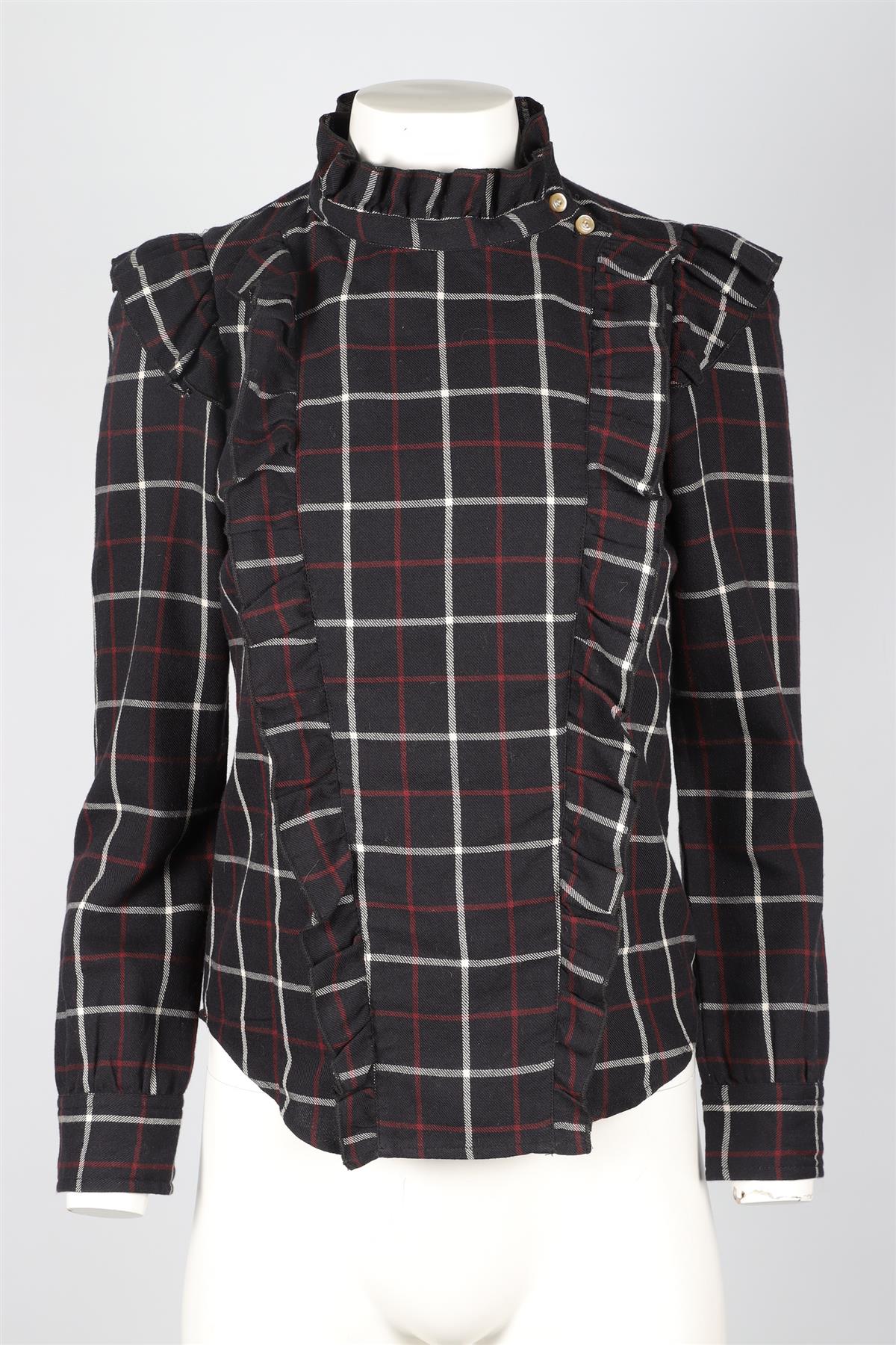 ISABEL MARANT ÉTOILE NAVY COTTON TOP FR 38 UK 10 - Image 2