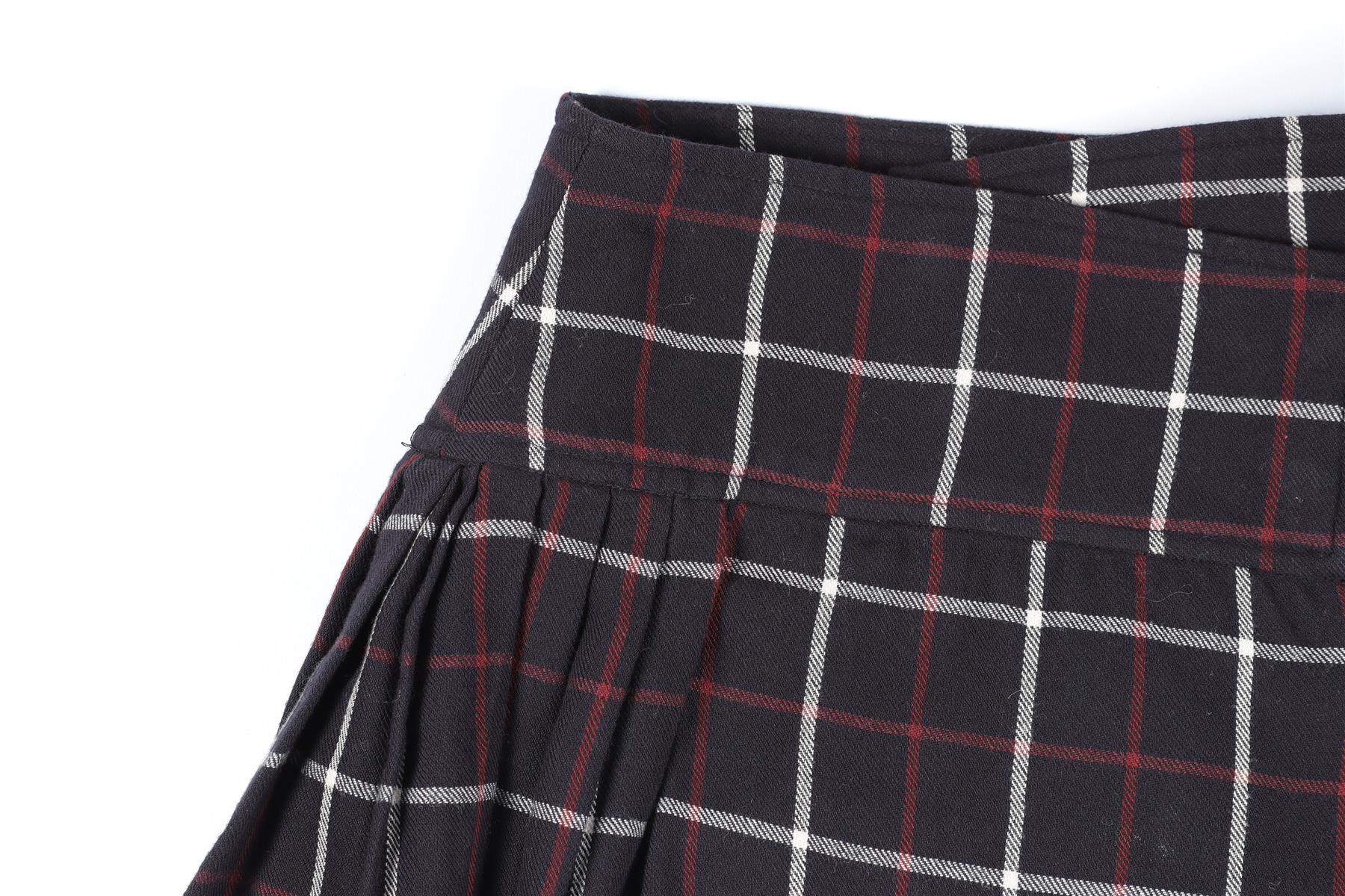 ISABEL MARANT ÉTOILE NAVY WOOL MINI SKIRT FR 36 UK 8 - Image 3