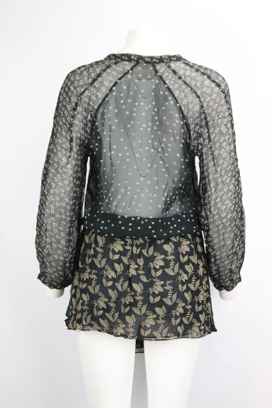 ISABEL MARANT ÉTOILE PRINTED GEORGETTE MINI DRESS FR 40 UK 12 - Image 4