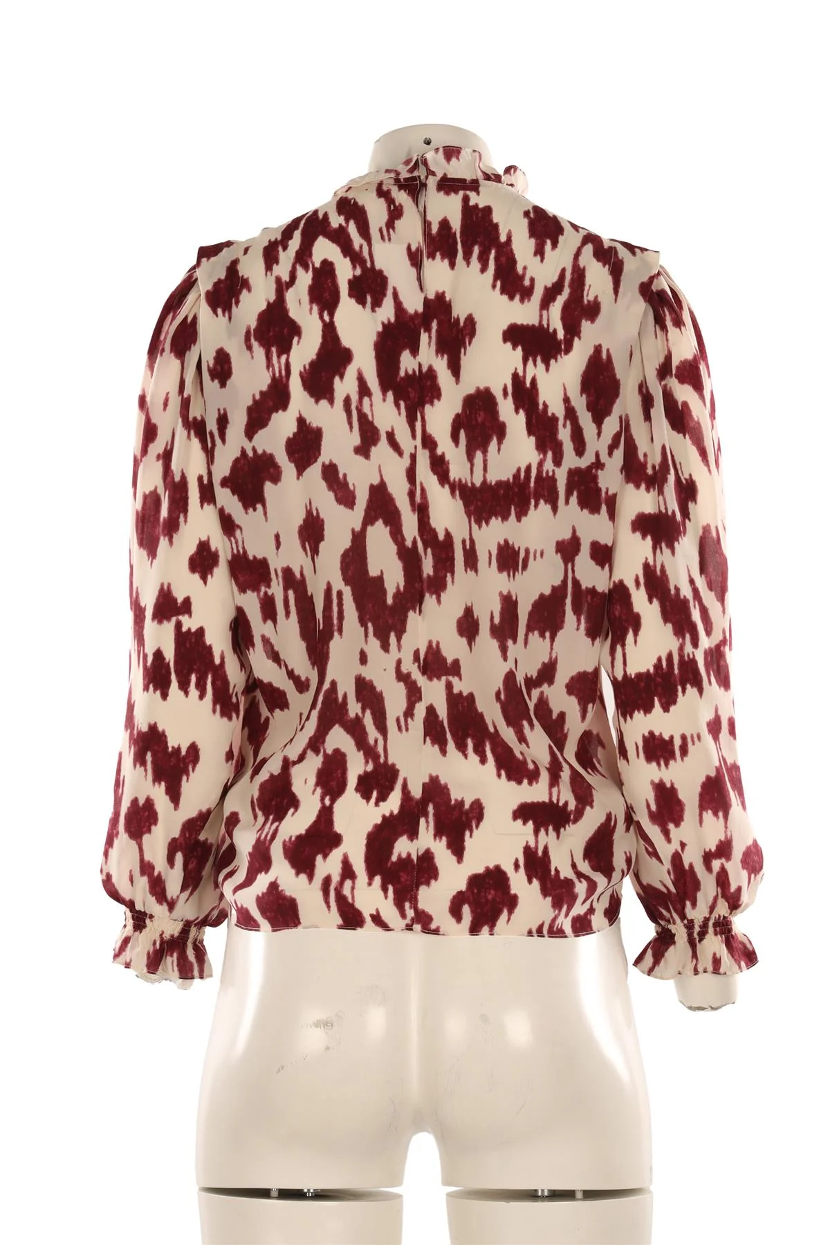 ISABEL MARANT ÉTOILE PURPLE SILK SHIRT FR 34 UK 6 - Image 4