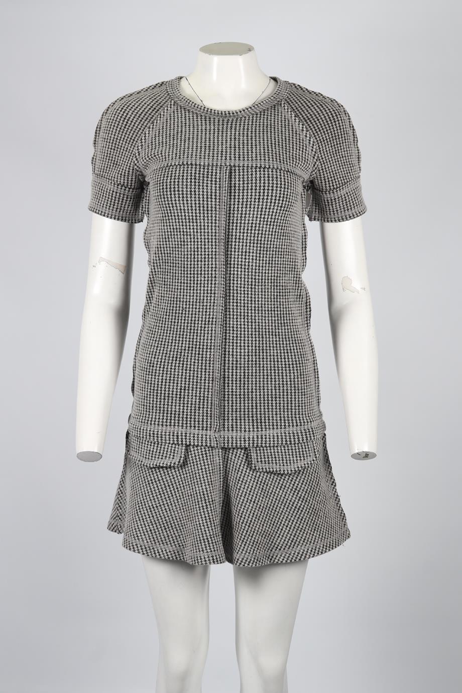 ISABEL MARANT ÉTOILE WOOL BLEND MINI DRESS FR 40 UK 12 - Image 2