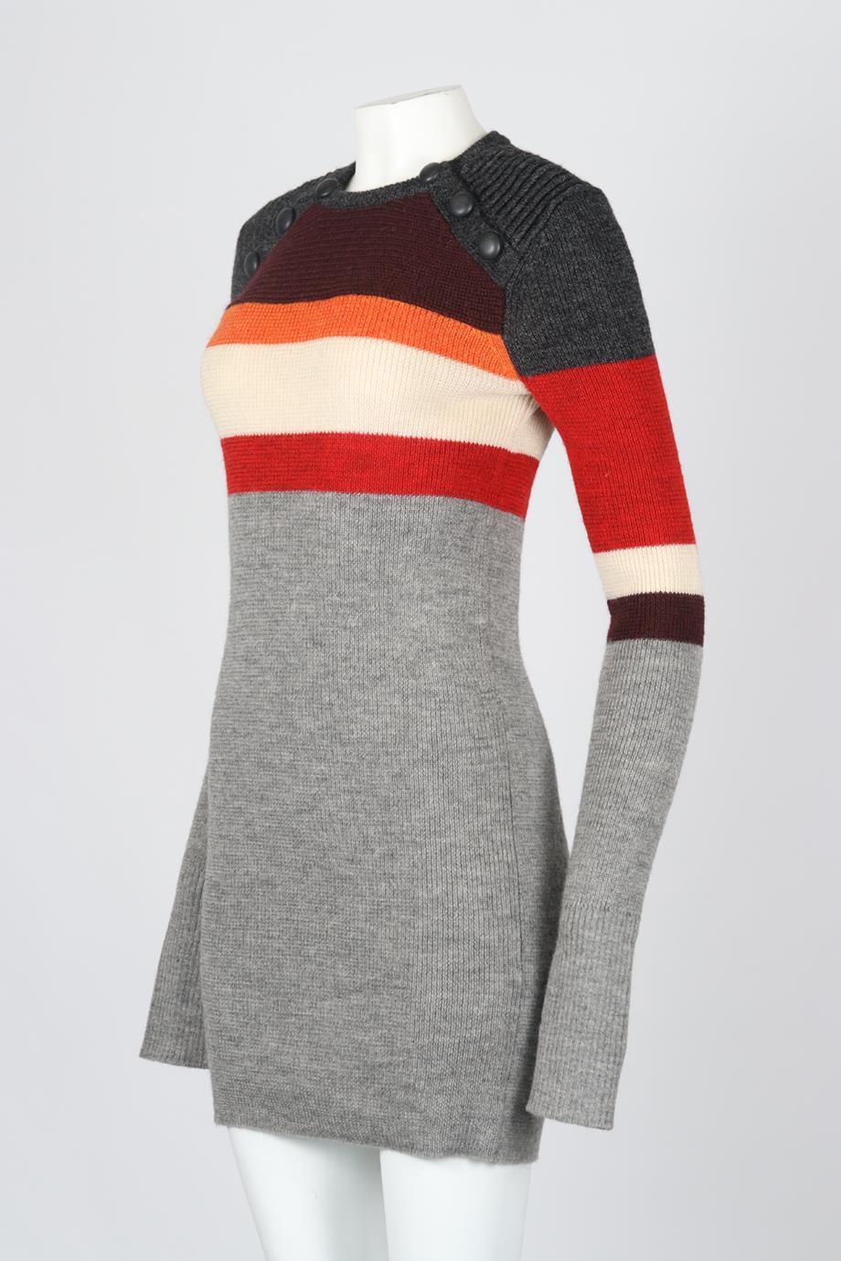 ISABEL MARANT ÉTOILE WOOL MINI DRESS FR 40 UK 12 - Image 3