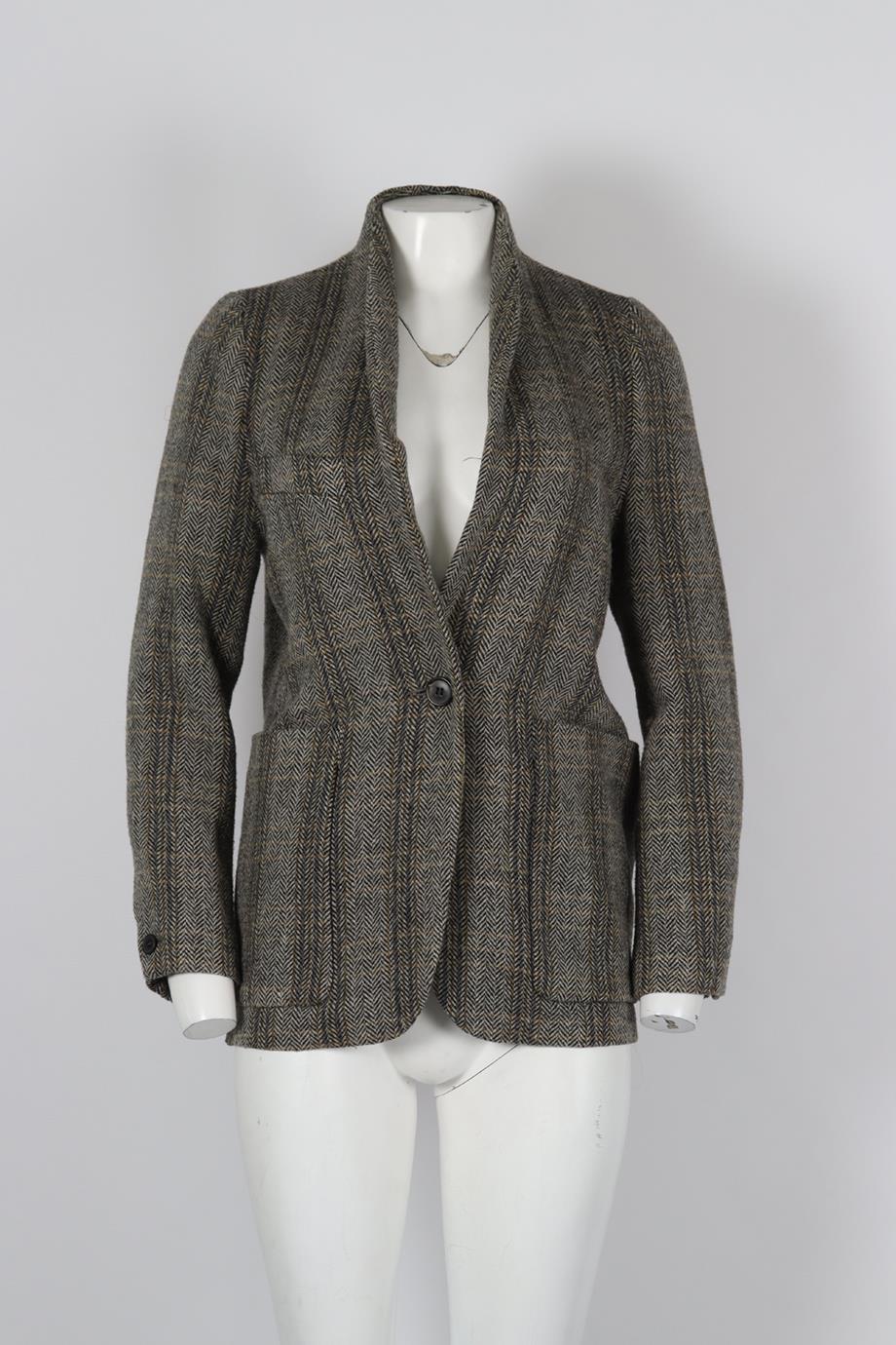ISABEL MARANT ÉTOILE WOOL TWEED JACKET FR 34 UK 6 - Image 2