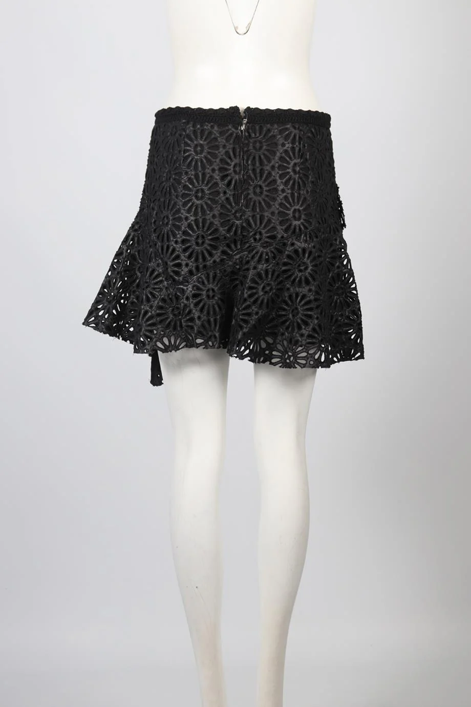 ISABEL MARANT FAUX LEATHER MINI SKIRT FR 38 UK 10 - Image 4
