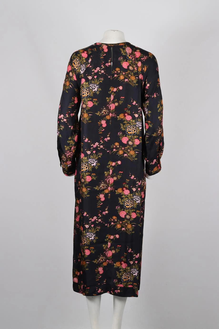 ISABEL MARANT FLORAL PRINT SILK MAXI DRESS FR 34 UK 6 - Image 4