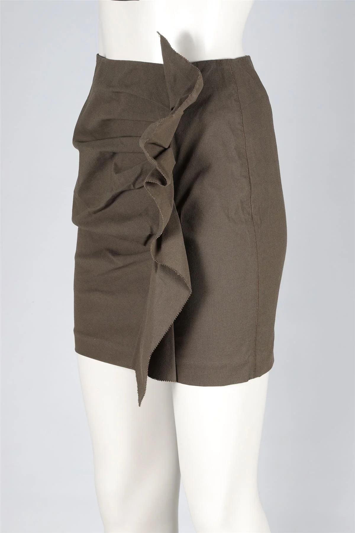 ISABEL MARANT GREEN COTTON MINI SKIRT FR 36 UK 8 - Image 3