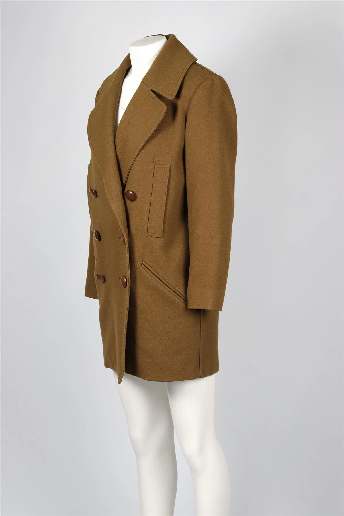 ISABEL MARANT GREEN WOOL COAT FR 38 UK 10 - Image 3
