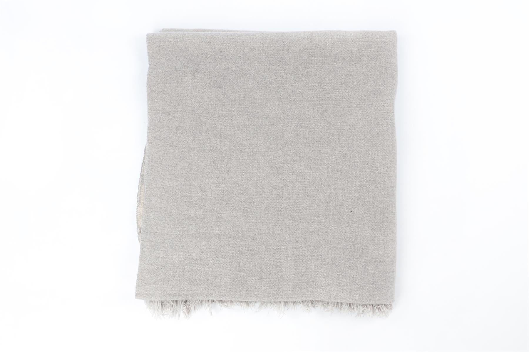 ISABEL MARANT GREY CASHMERE SCARF ONE SIZE - Image 4
