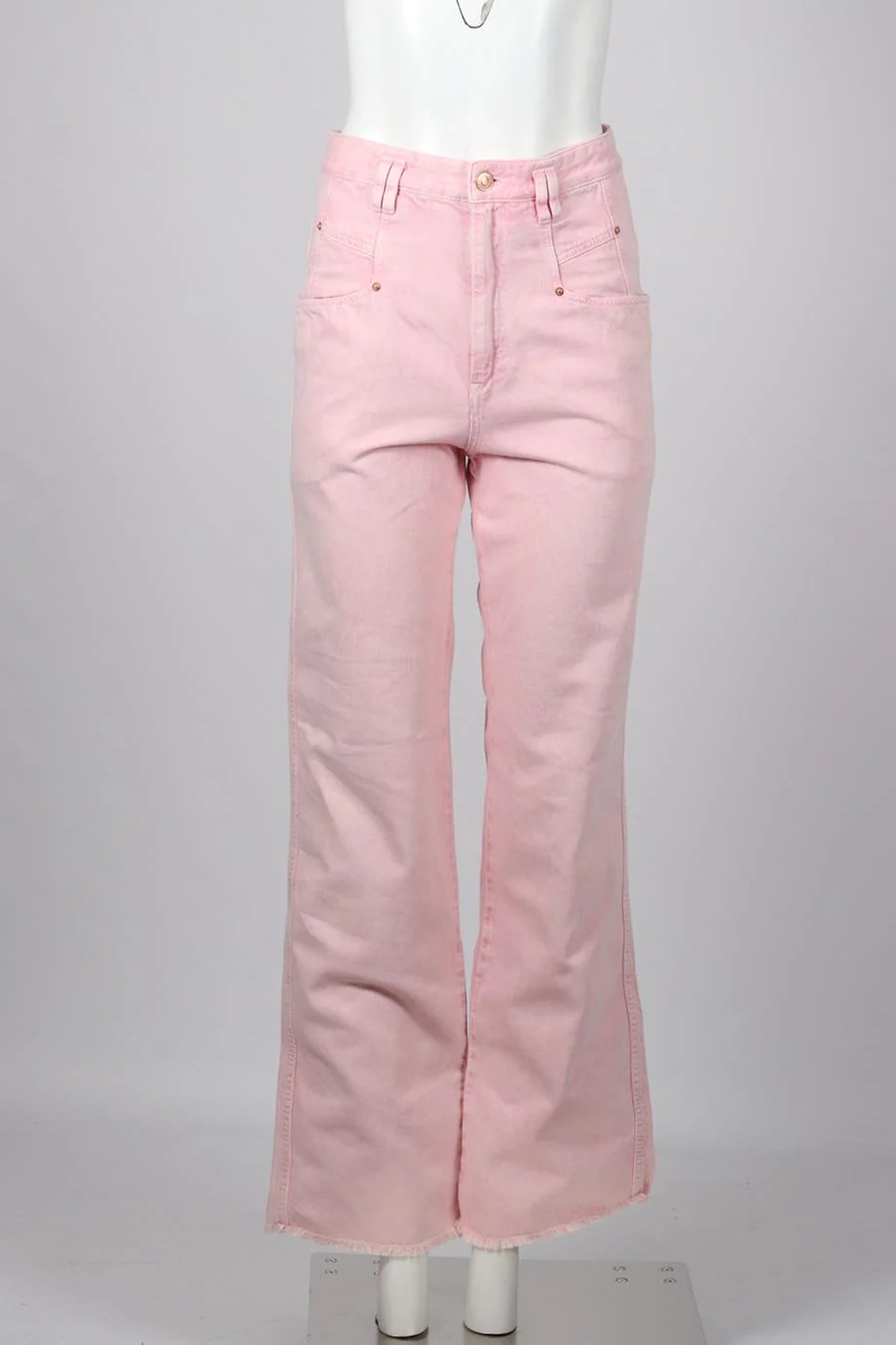 ISABEL MARANT HIGH LEG STRAIGHT LEG JEANS FR 36 UK 8 - Image 2