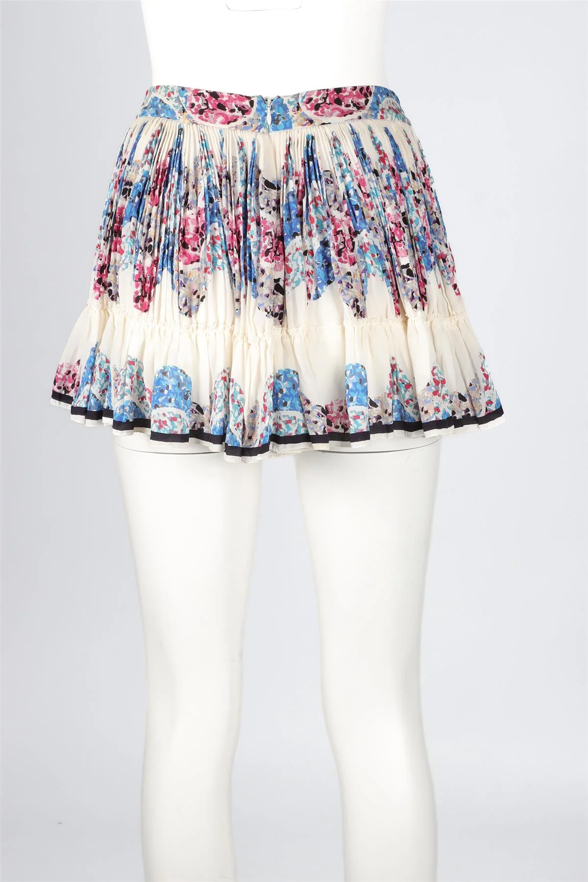ISABEL MARANT MULTI SILK MINI SKIRT FR 34 UK 6 - Image 4