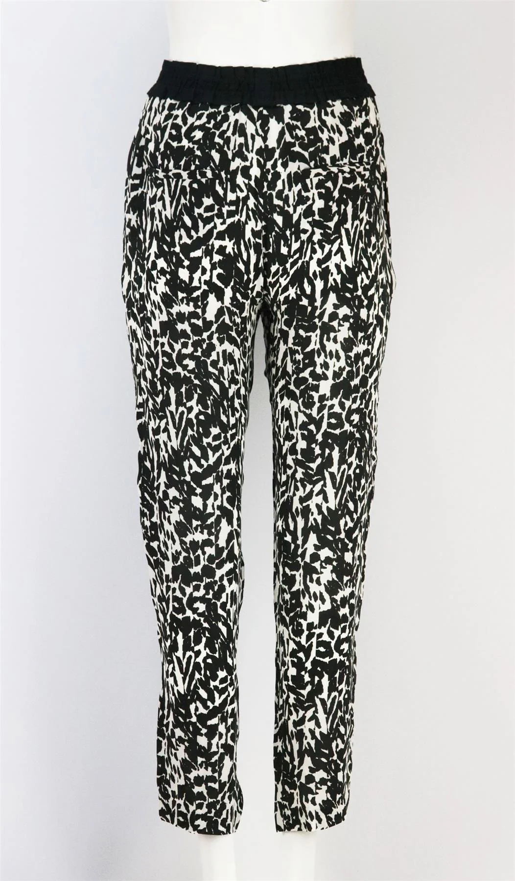 ISABEL MARANT MUSK LEOPARD PRINT SILK CHIFFON PANTS FR 38 UK 10 - Image 4