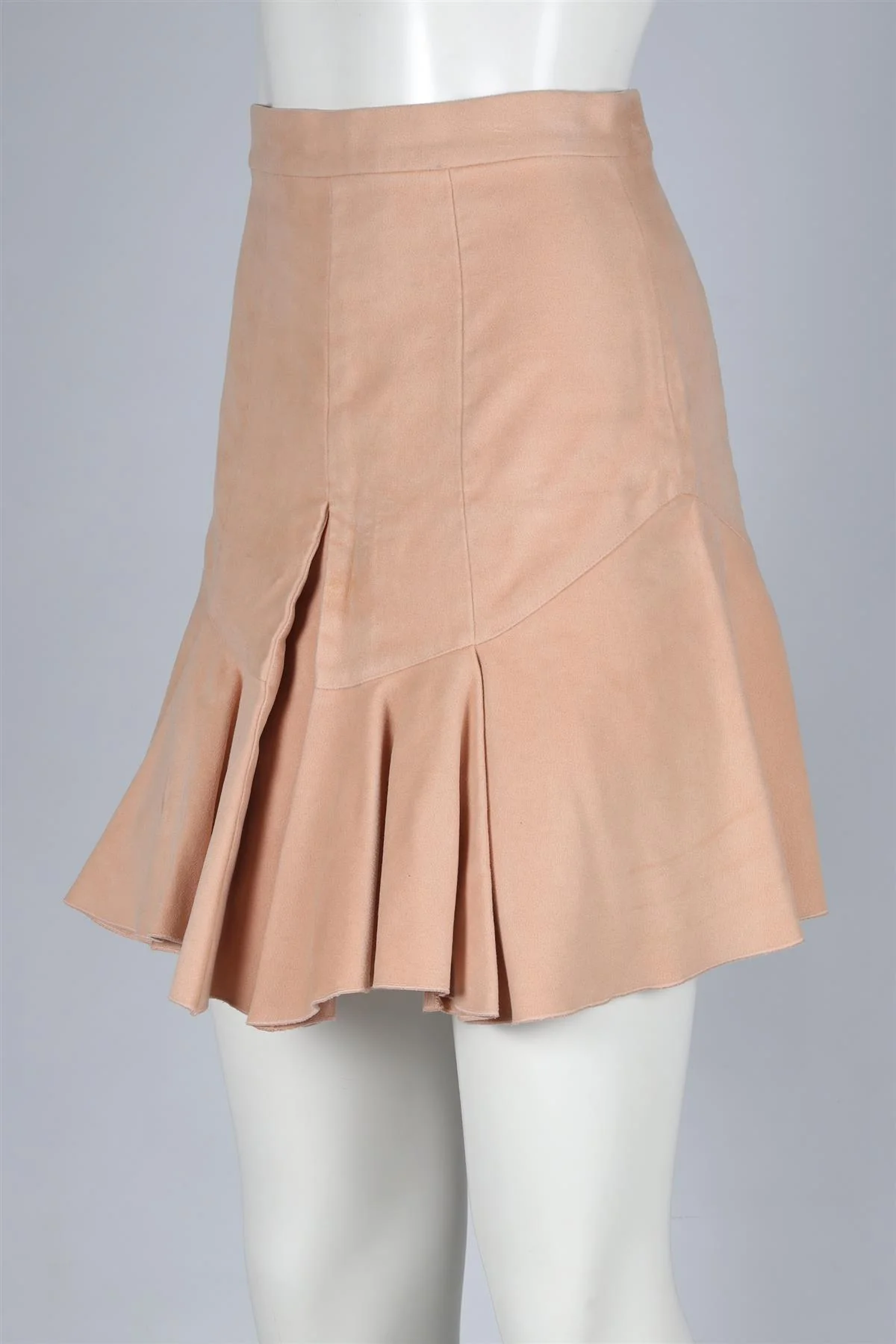 ISABEL MARANT NUDE COTTON MINI SKIRT FR 36 UK 8 - Image 3
