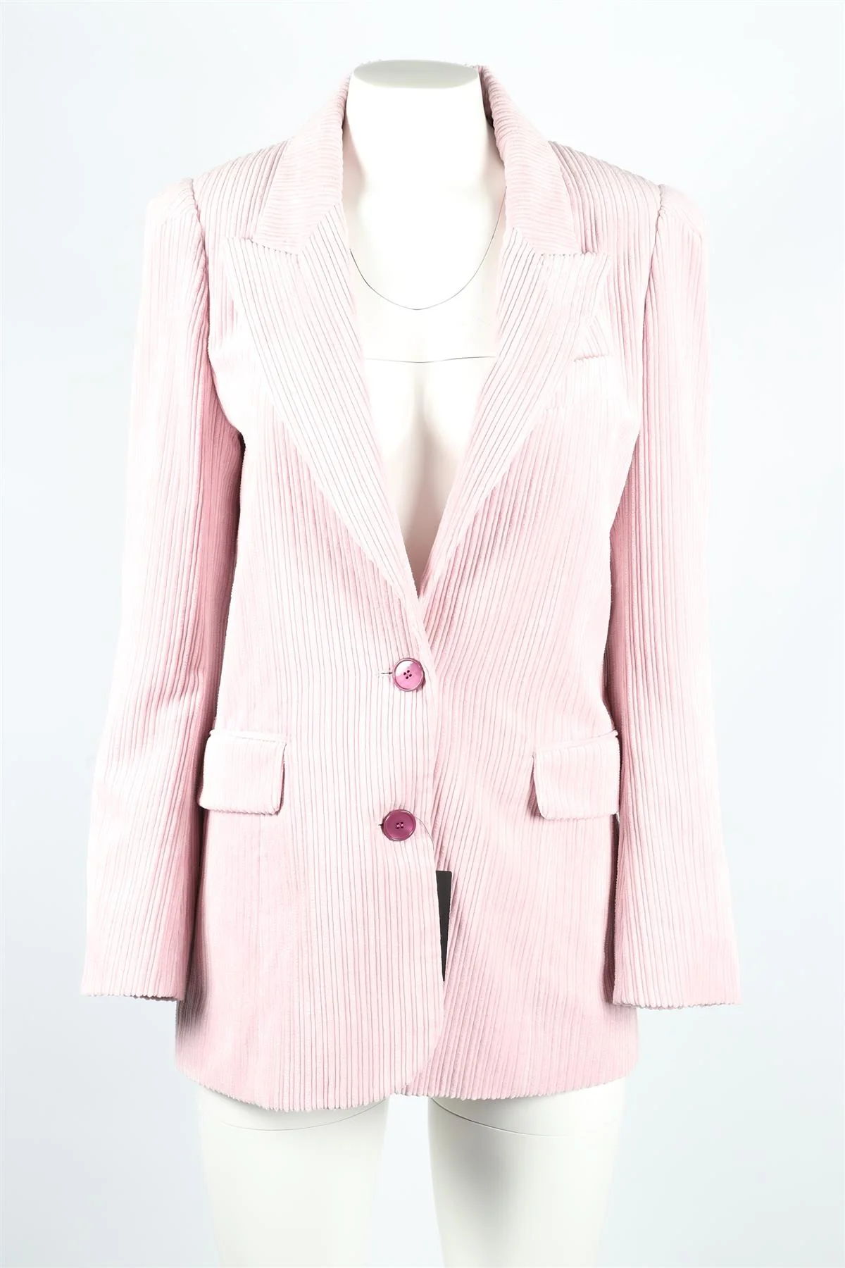 ISABEL MARANT PINK CORDUROY BLAZER FR 36 UK 8 - Image 2