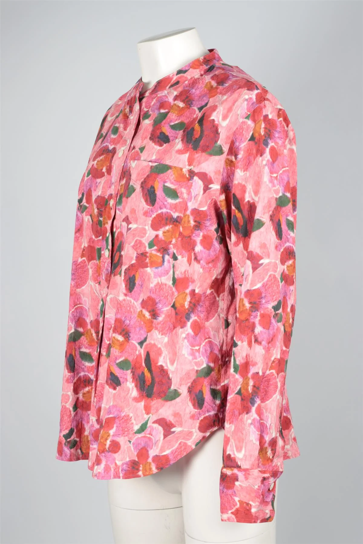 ISABEL MARANT PINK SILK TOP FR 42 UK 14 - Image 3