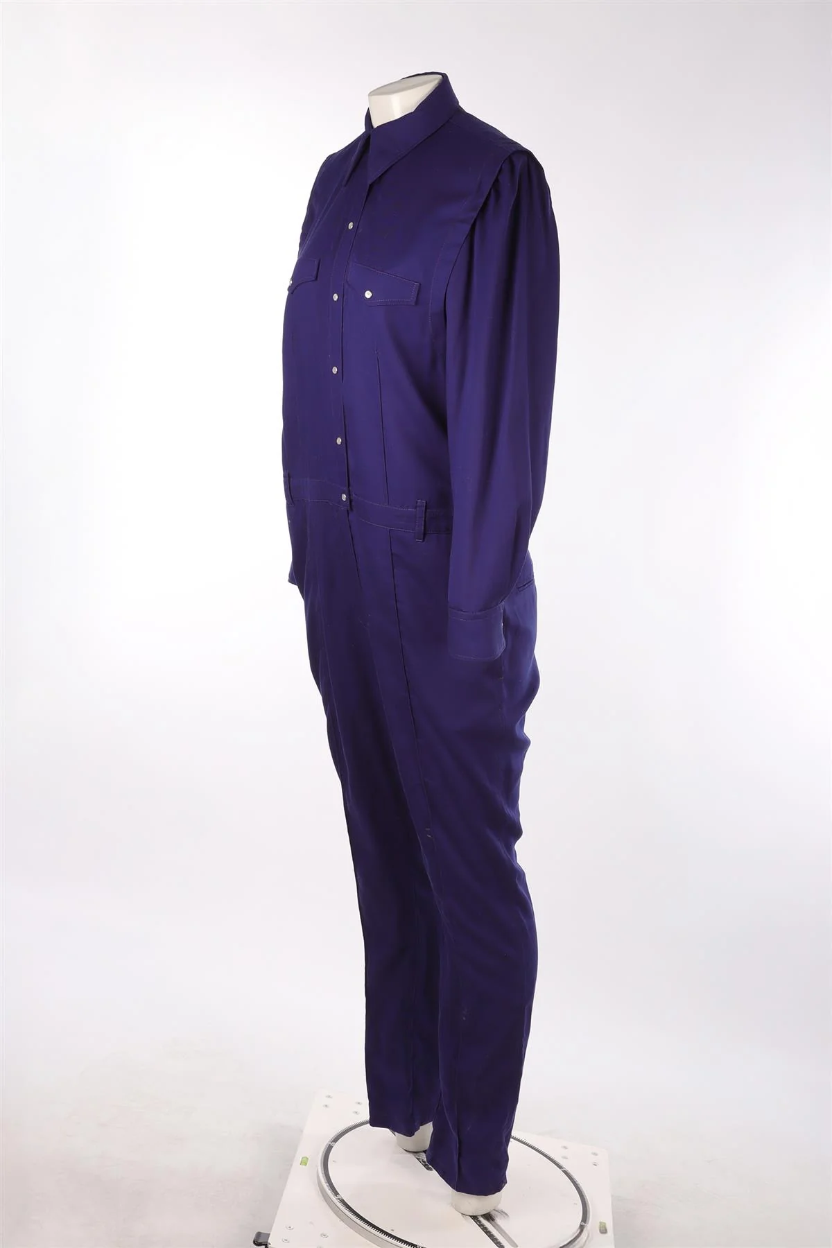 ISABEL MARANT PURPLE WOVEN JUMPSUIT FR 40 UK 12 - Image 3
