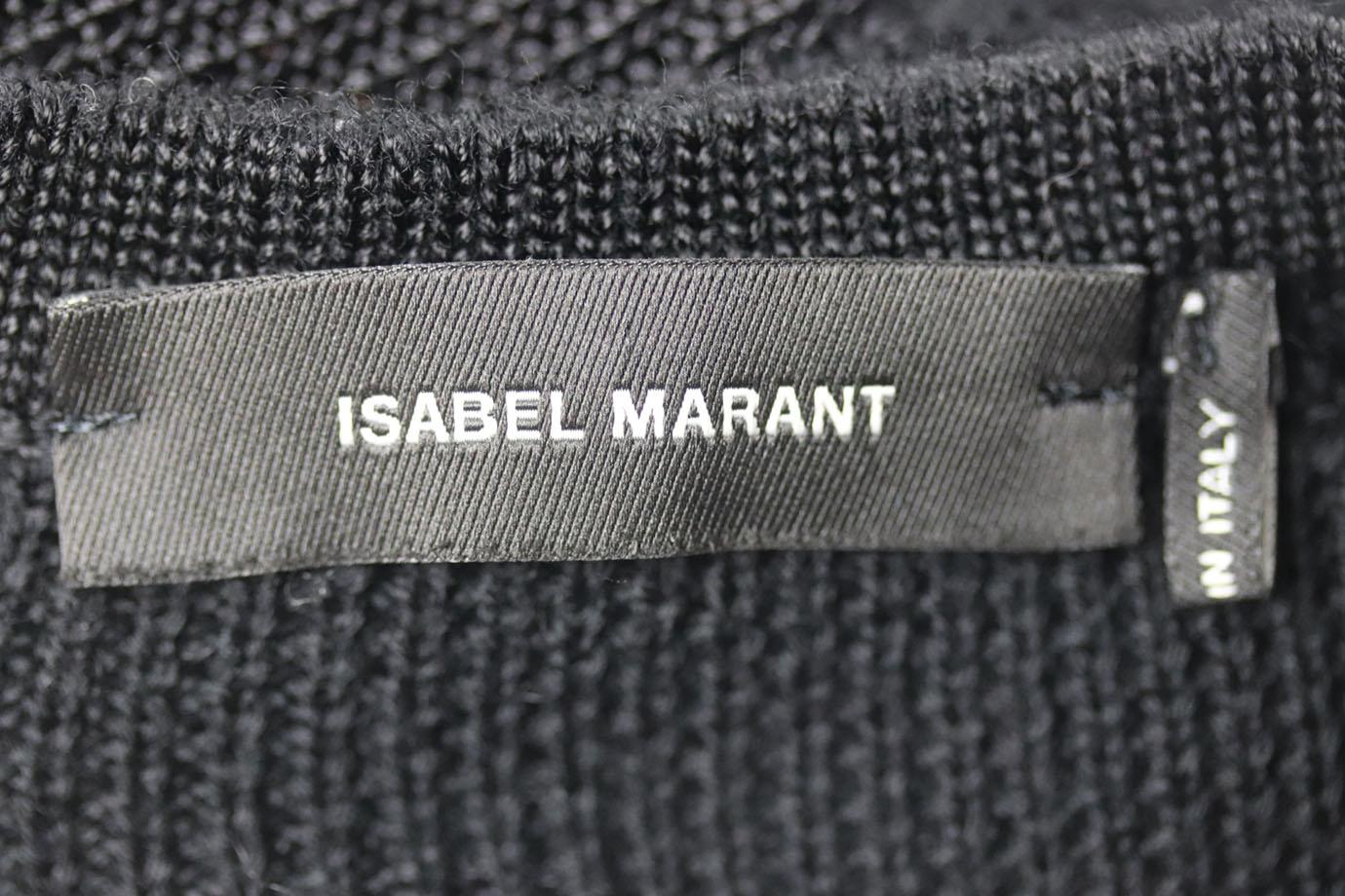 ISABEL MARANT RIBBED WOOL BLEND MINI DRESS MEDUIM - Image 5